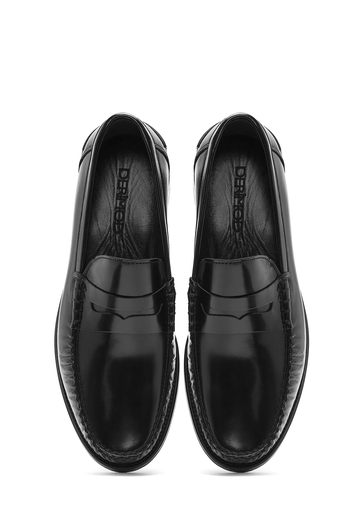 Erkek Siyah Deri Klasik Loafer - Image 8