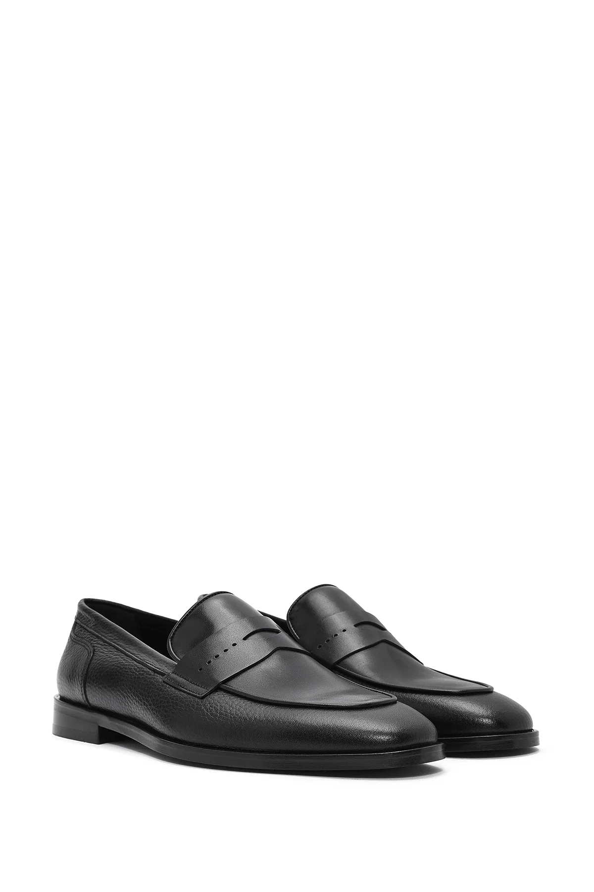 Erkek Siyah Deri Klasik Loafer - Image 3