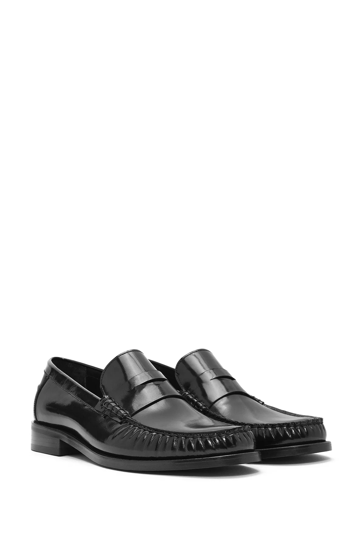 Erkek Siyah Deri Klasik Loafer - Image 3