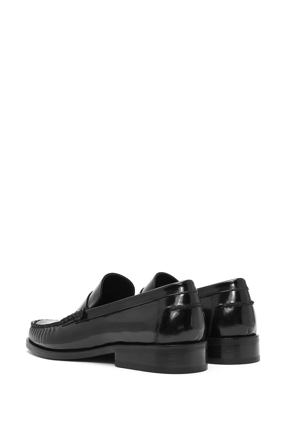 Erkek Siyah Deri Klasik Loafer - Image 5