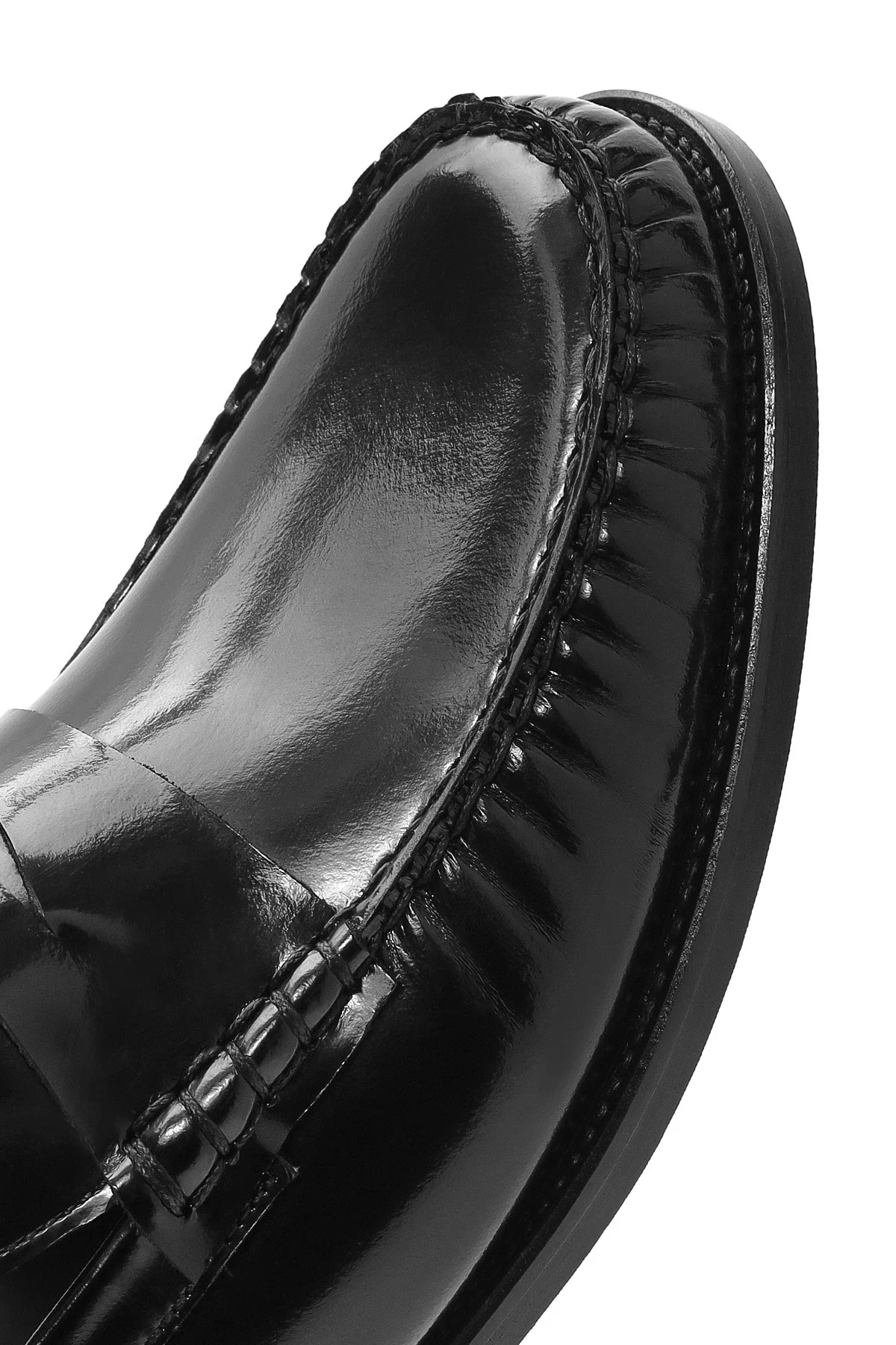 Erkek Siyah Deri Klasik Loafer - Image 8
