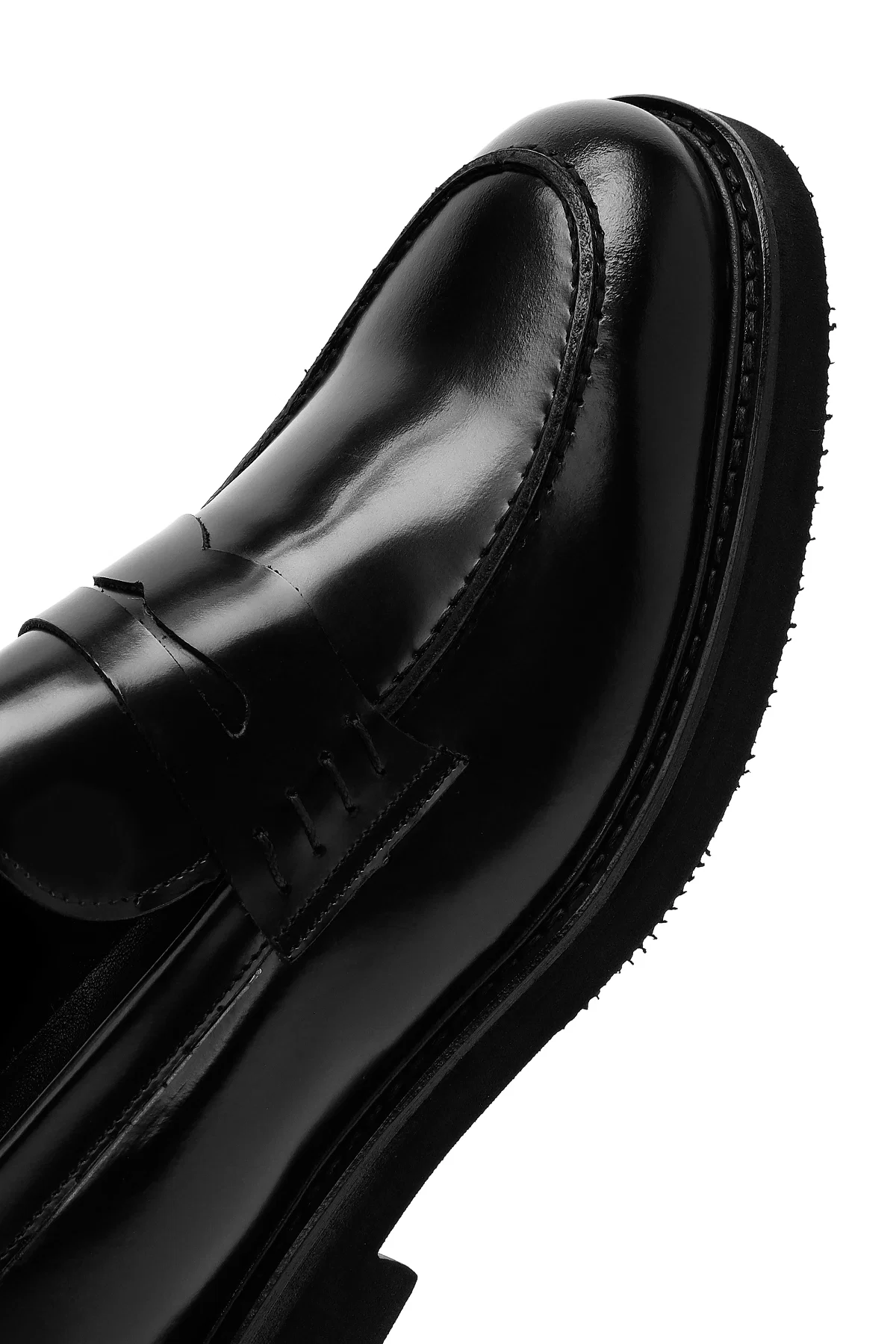 Erkek Siyah Deri Klasik Loafer - Image 10