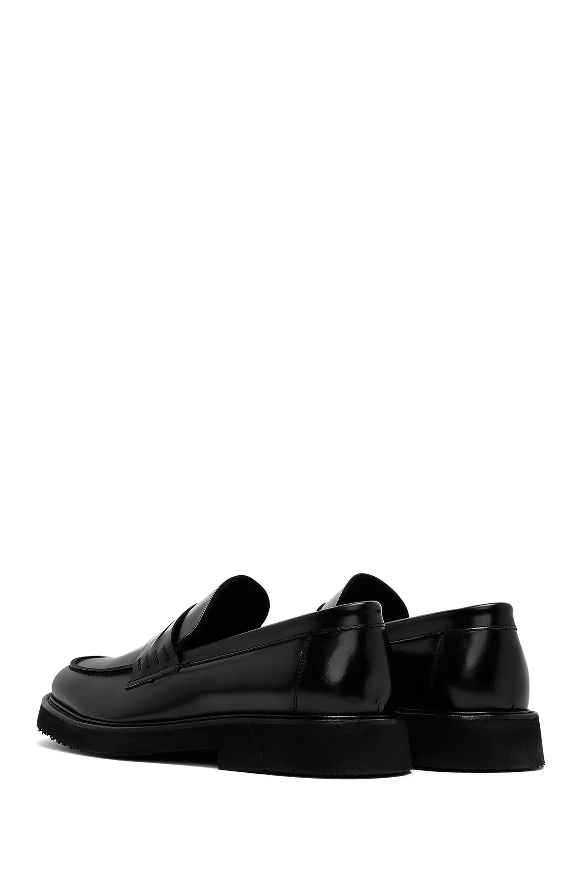 Erkek Siyah Deri Klasik Loafer - Image 5