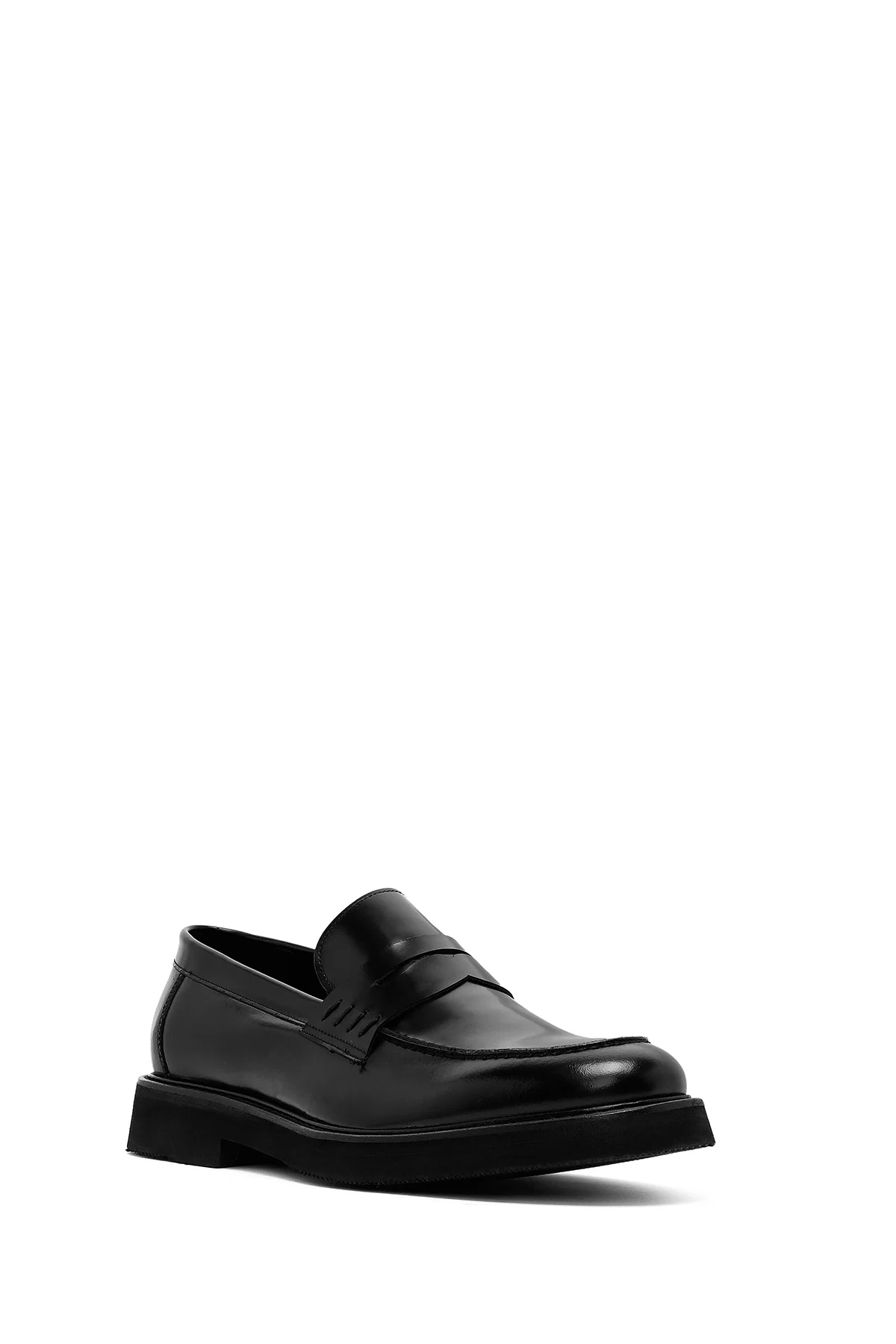 Erkek Siyah Deri Klasik Loafer - Image 6