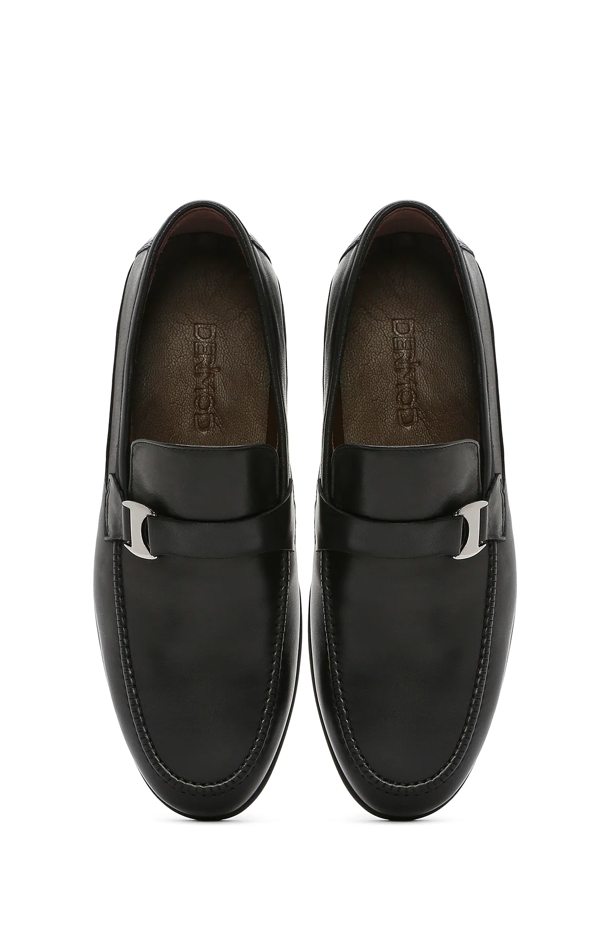 Erkek Siyah Deri Klasik Loafer - Image 7