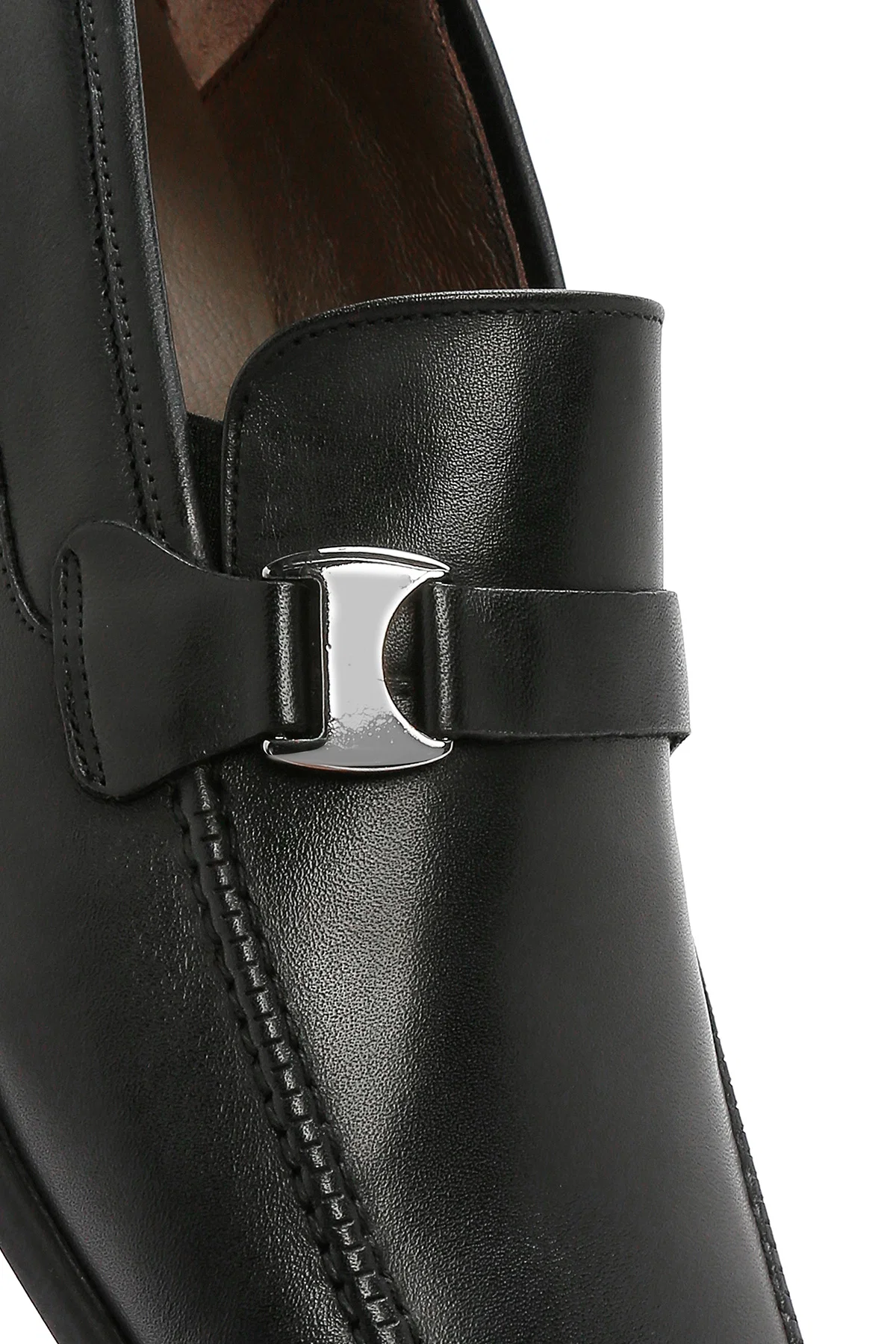 Erkek Siyah Deri Klasik Loafer - Image 9
