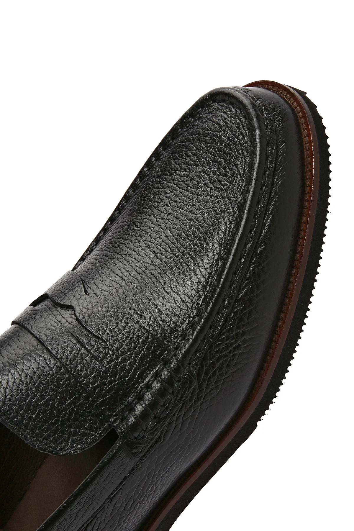 Erkek Siyah Deri Klasik Loafer - Image 9