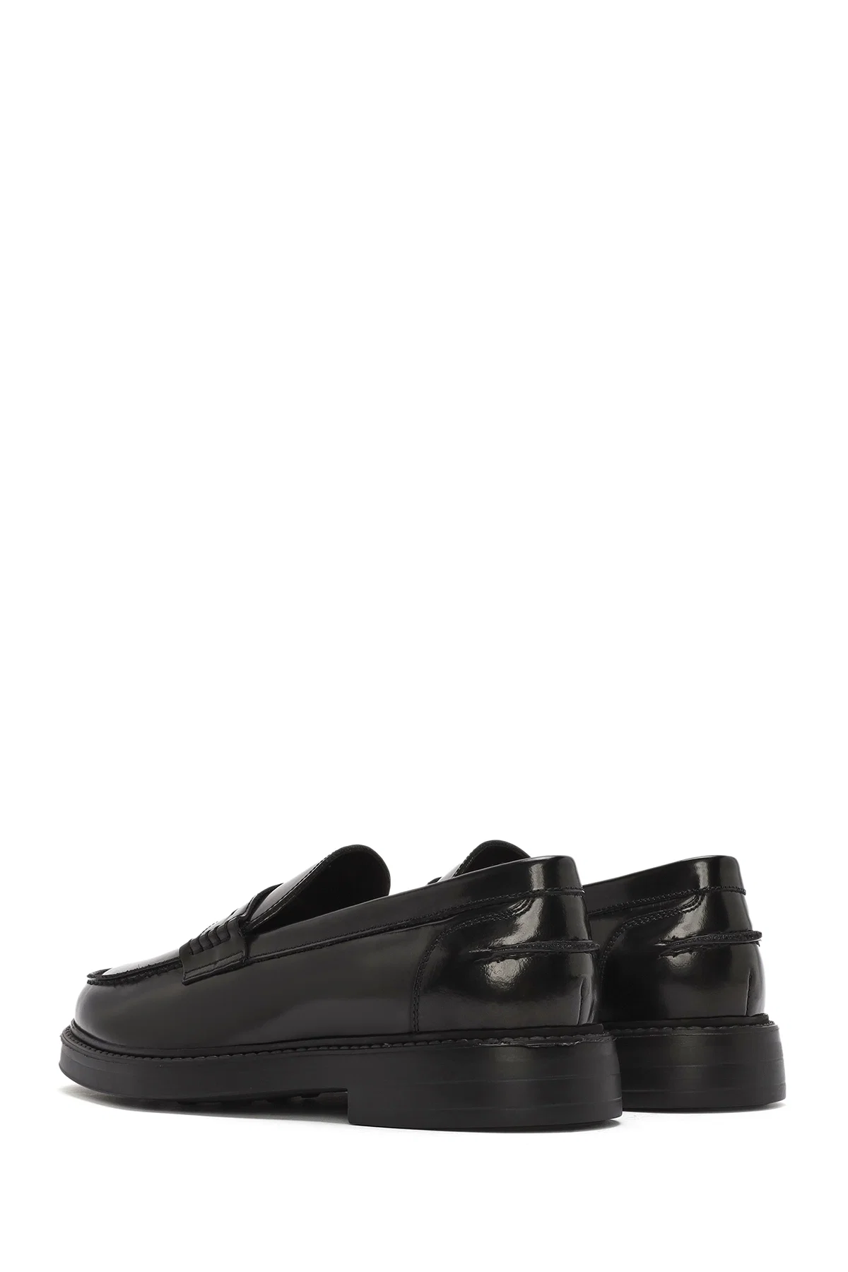 Erkek Siyah Deri Klasik Loafer - Image 5