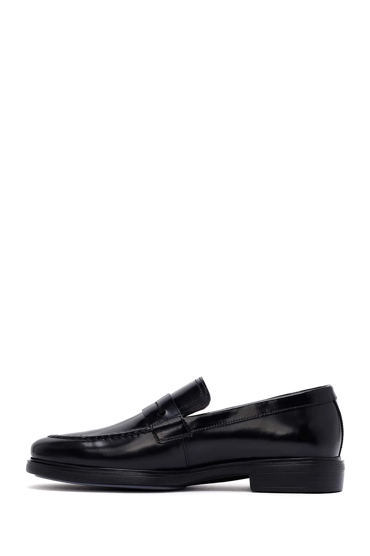 Erkek Siyah Deri Klasik Loafer - Image 2