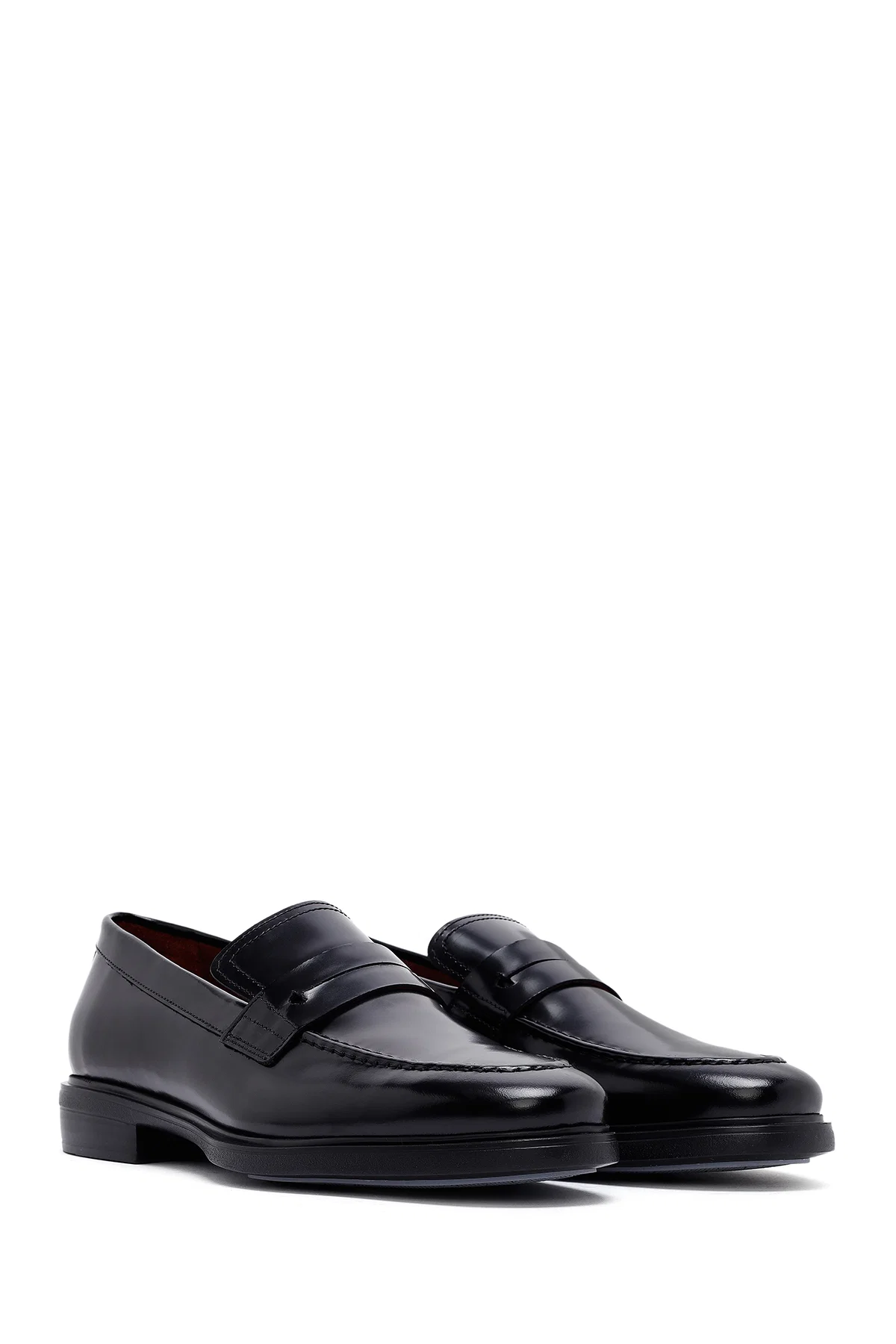 Erkek Siyah Deri Klasik Loafer - Image 3