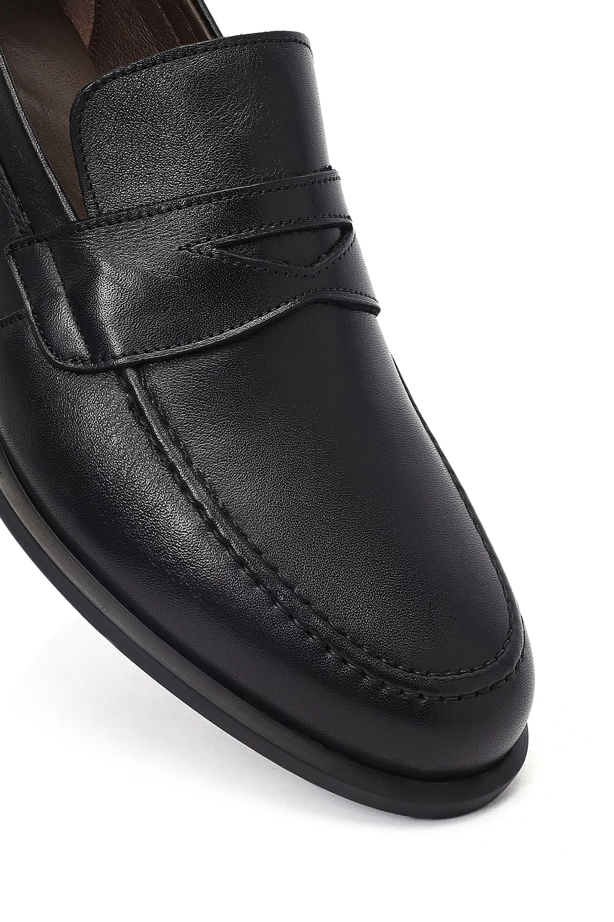 Erkek Siyah Deri Klasik Loafer - Image 11