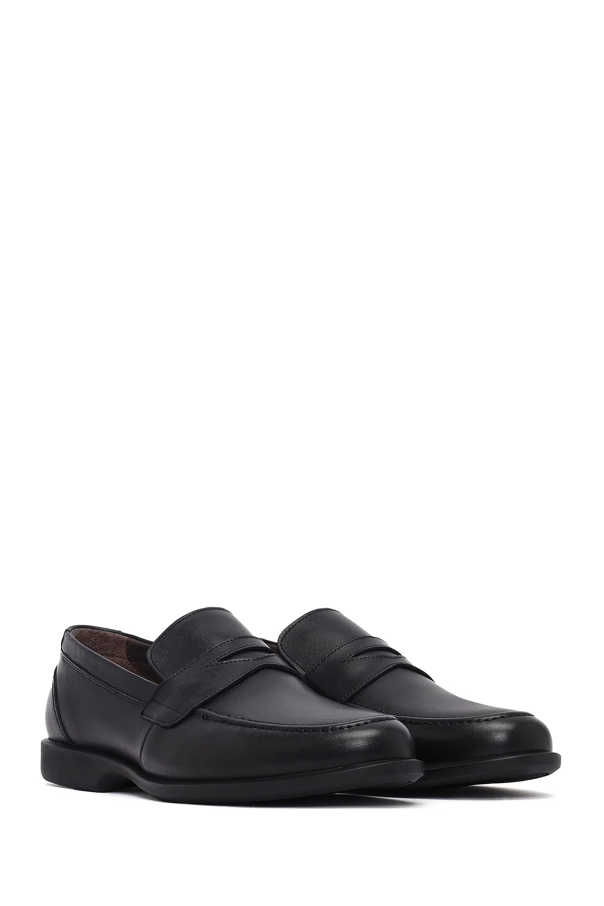 Erkek Siyah Deri Klasik Loafer - Image 3
