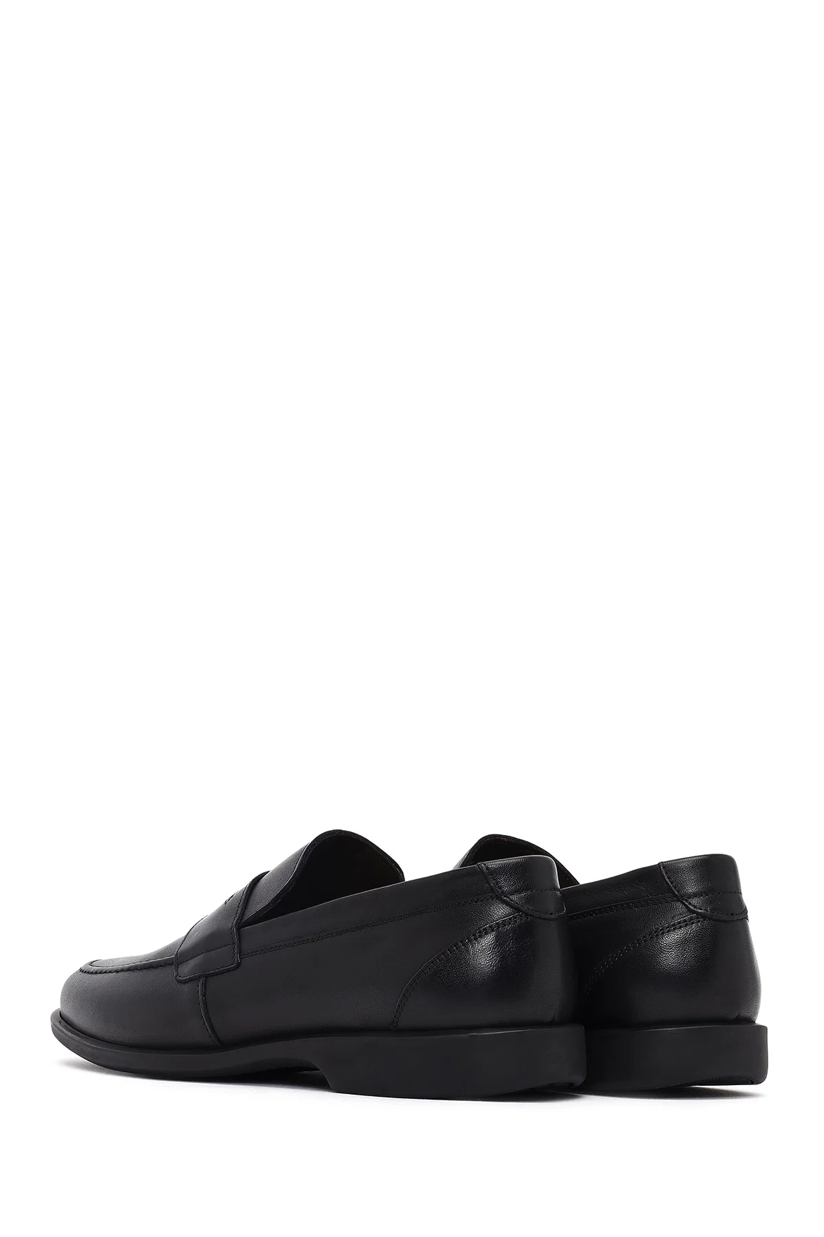 Erkek Siyah Deri Klasik Loafer - Image 5