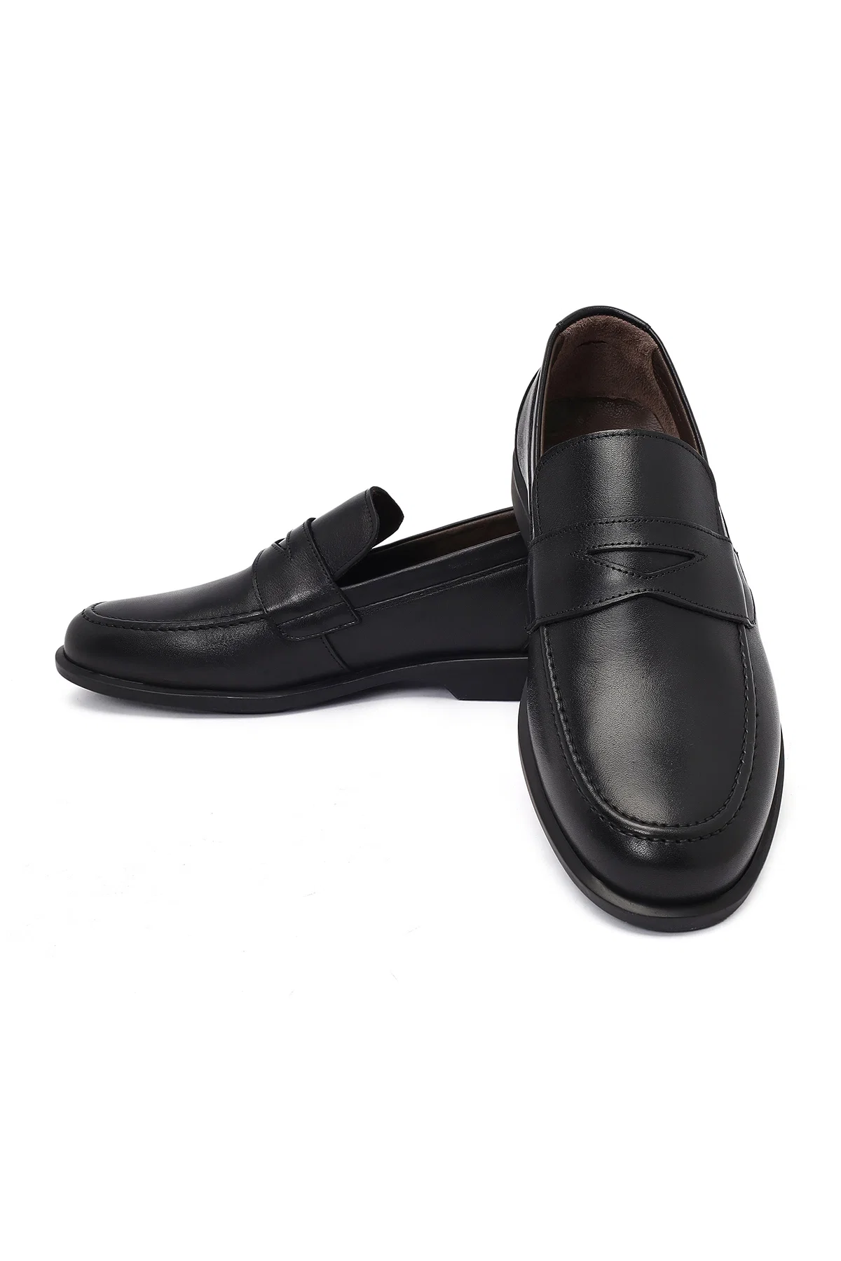Erkek Siyah Deri Klasik Loafer - Image 9