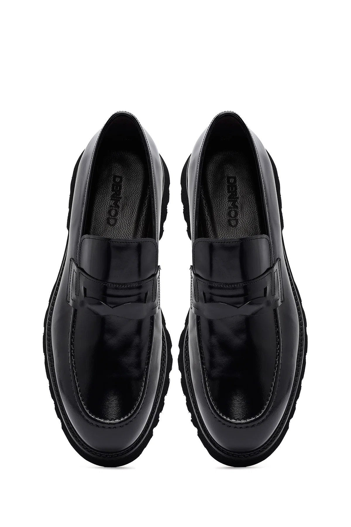 Erkek Siyah Deri Klasik Loafer - Image 5