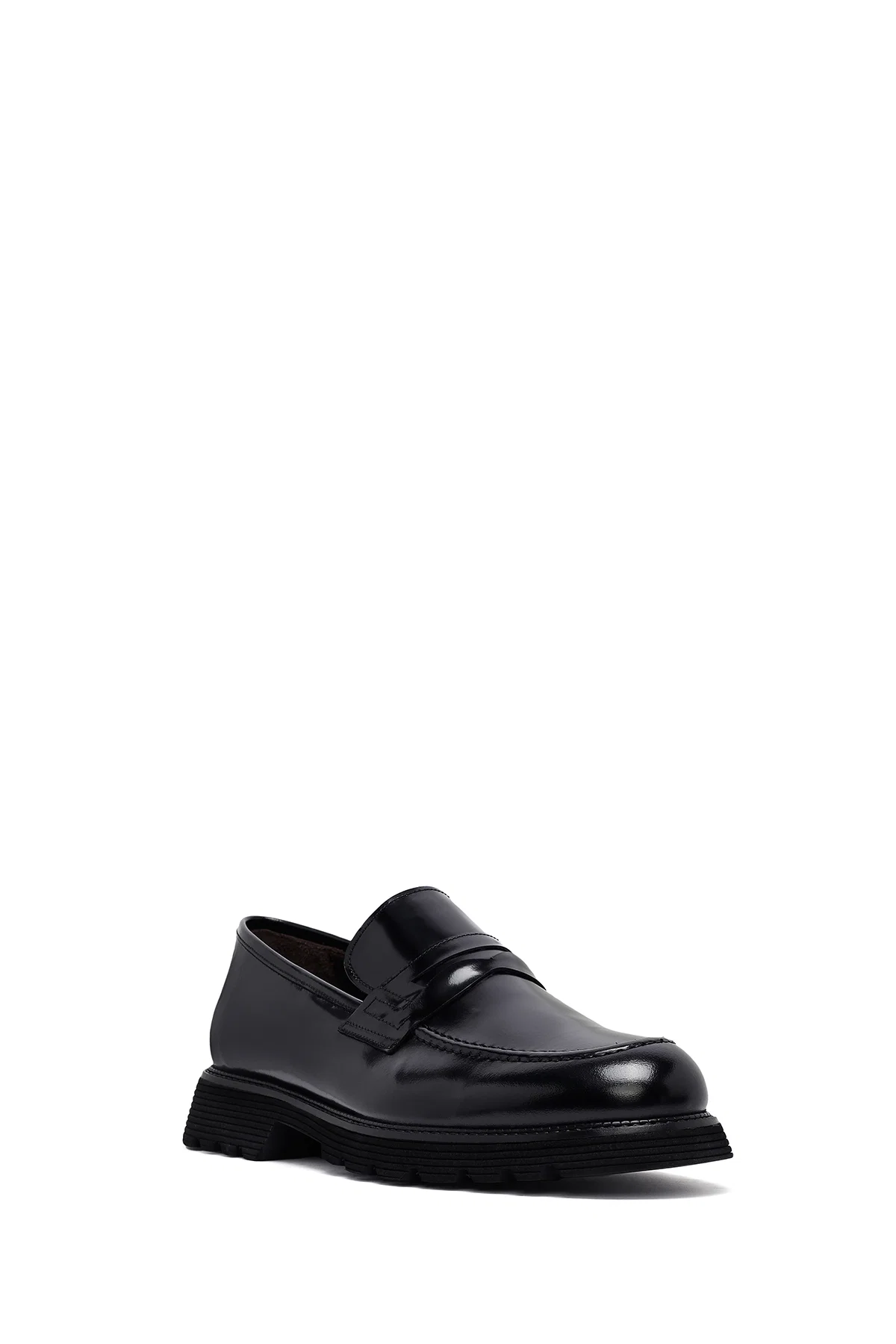 Erkek Siyah Deri Klasik Loafer - Image 8