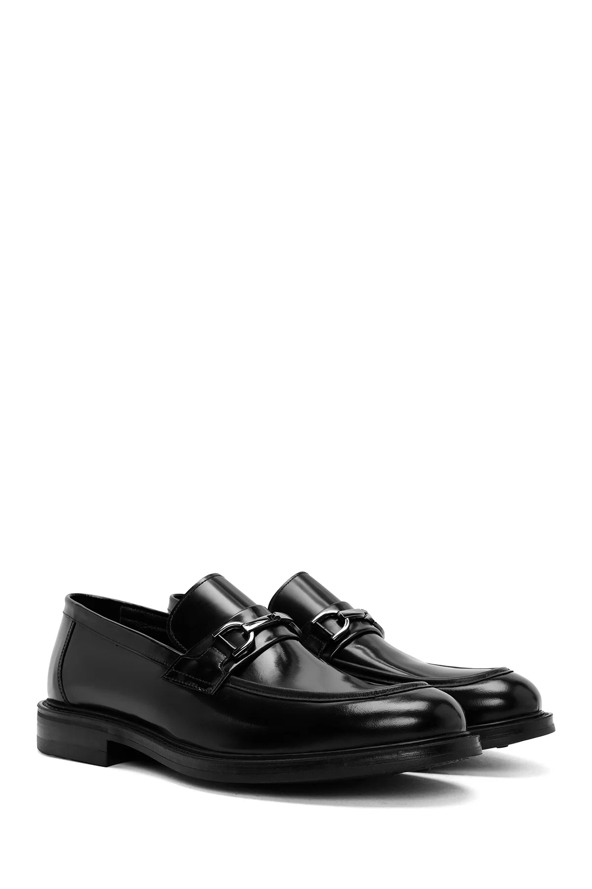 Erkek Siyah Deri Klasik Loafer - Image 3