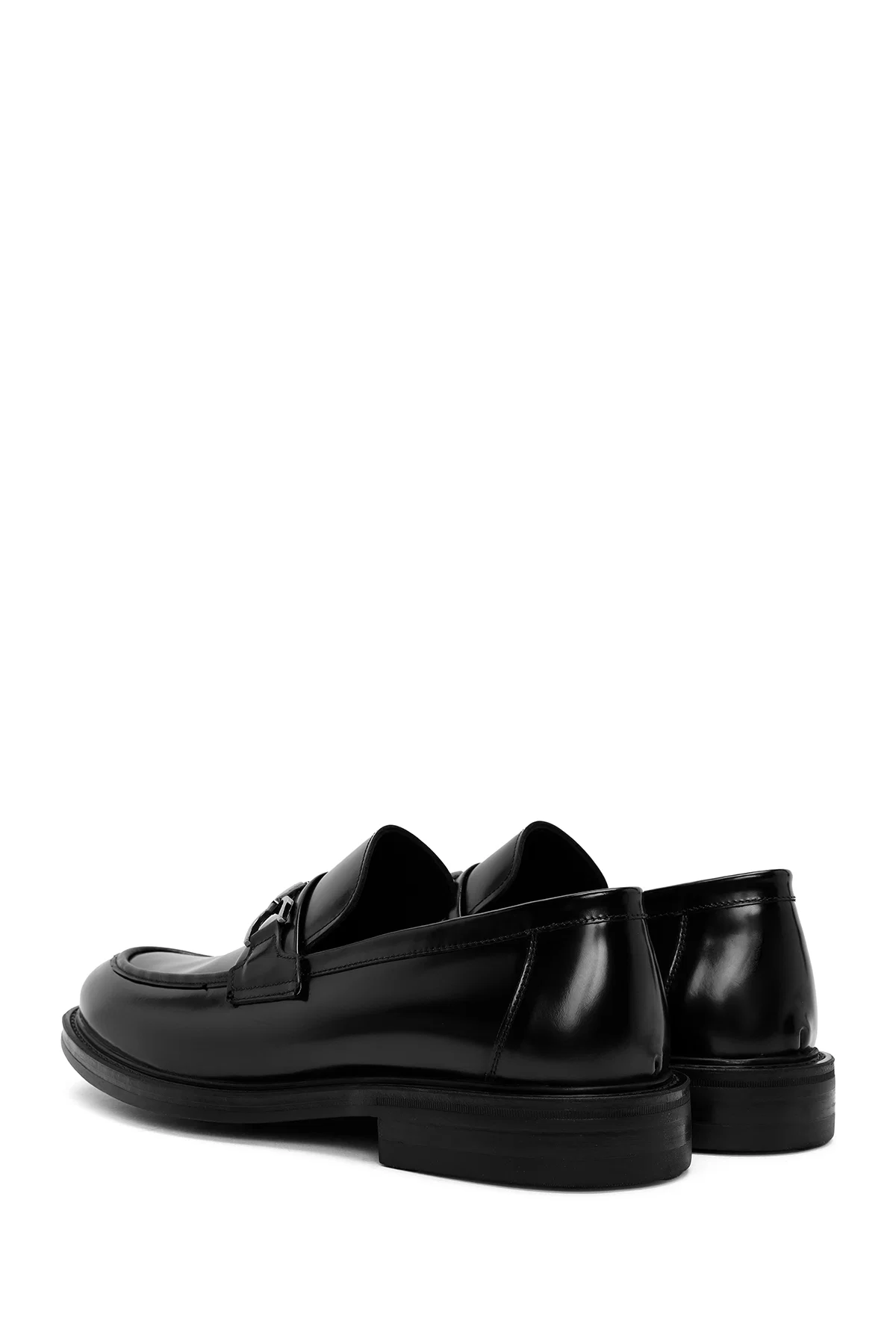 Erkek Siyah Deri Klasik Loafer - Image 5