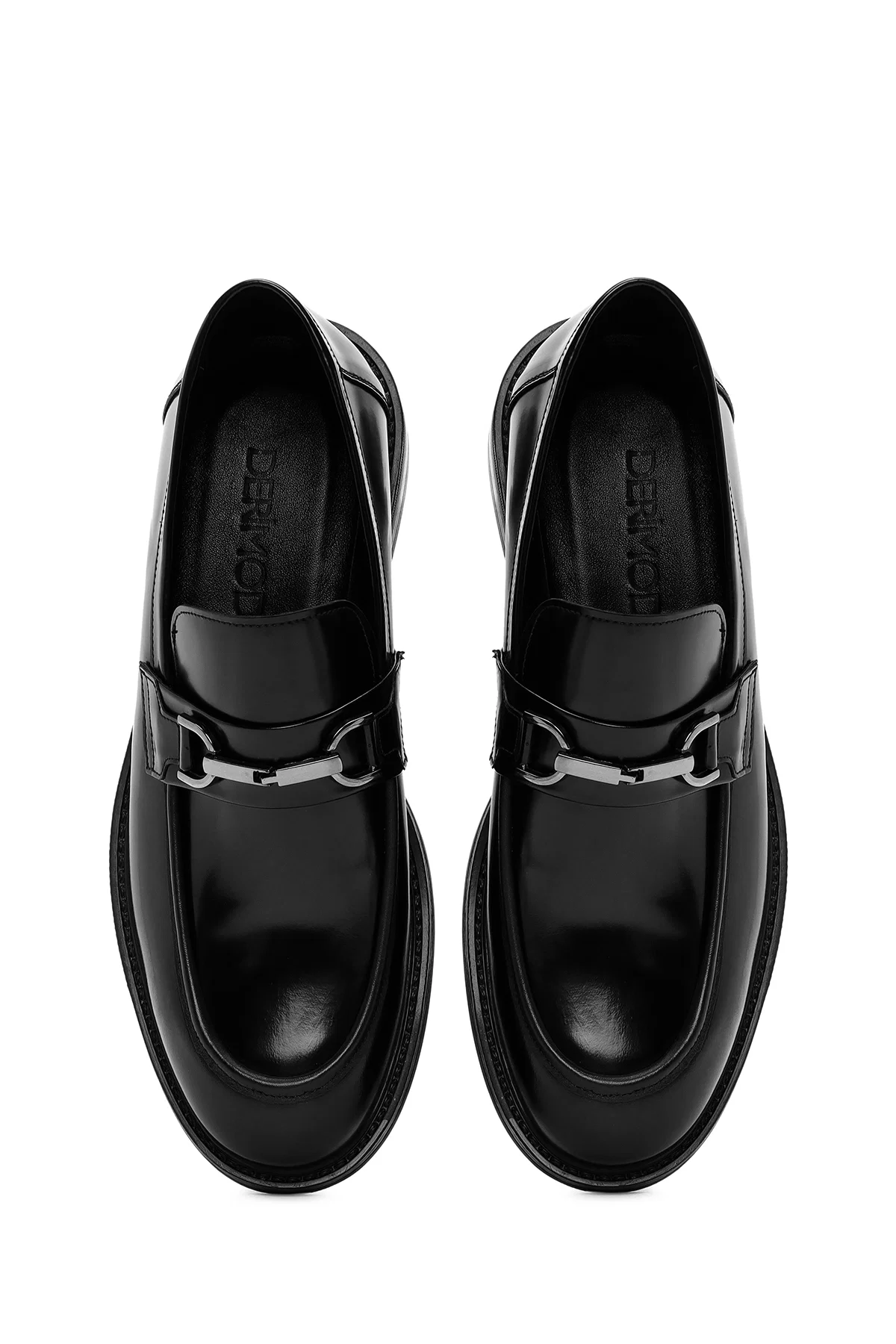 Erkek Siyah Deri Klasik Loafer - Image 7