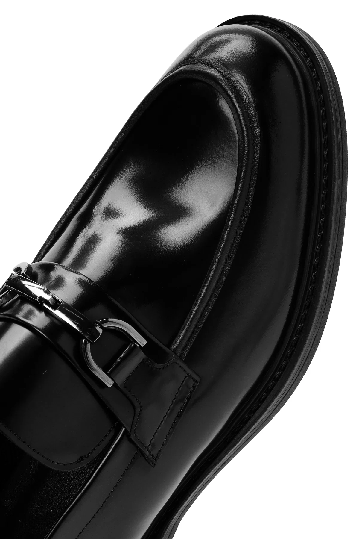 Erkek Siyah Deri Klasik Loafer - Image 9