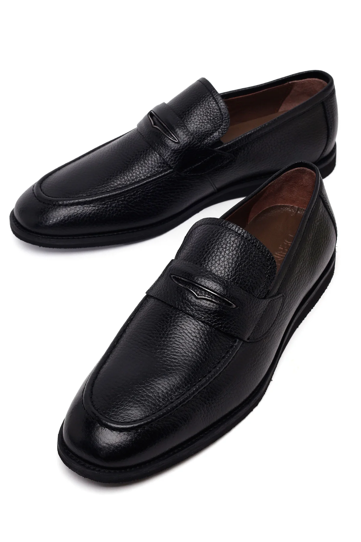Erkek Siyah Deri Klasik Loafer - Image 10