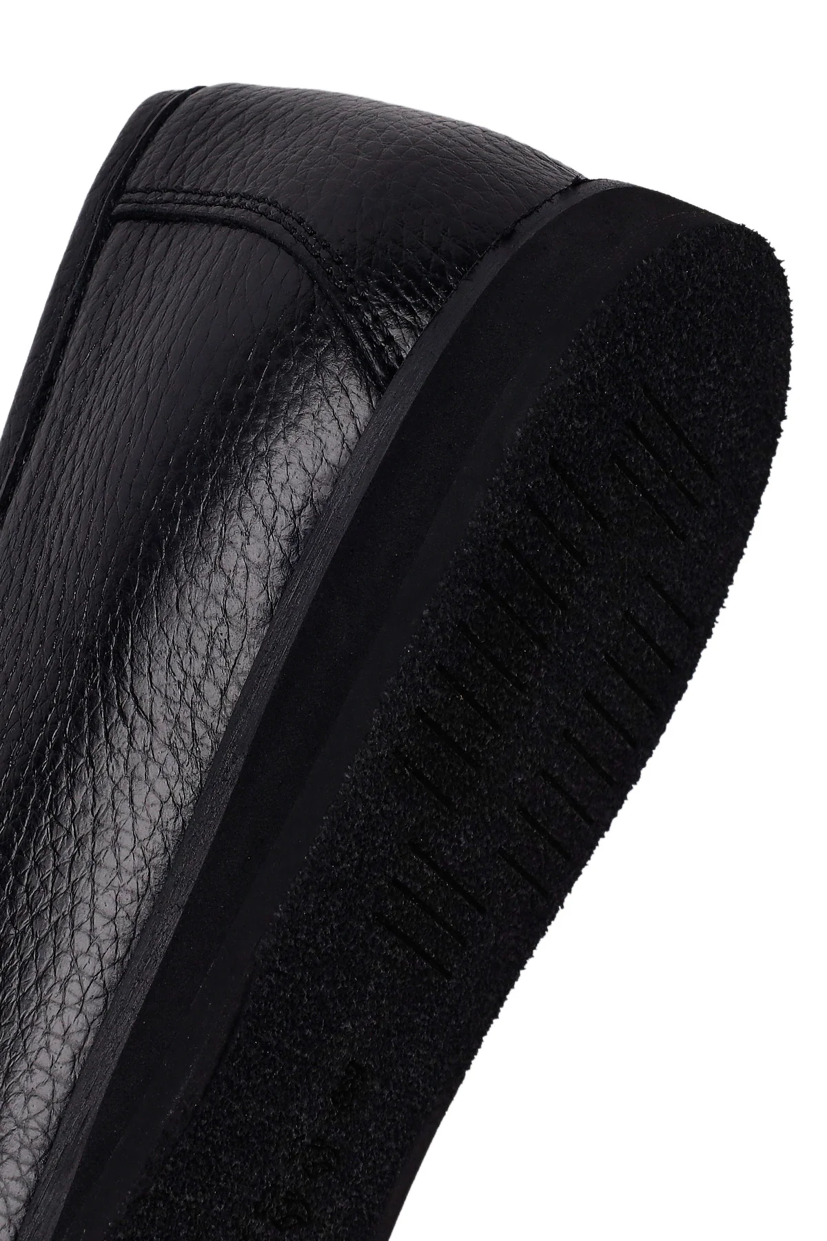 Erkek Siyah Deri Klasik Loafer - Image 8