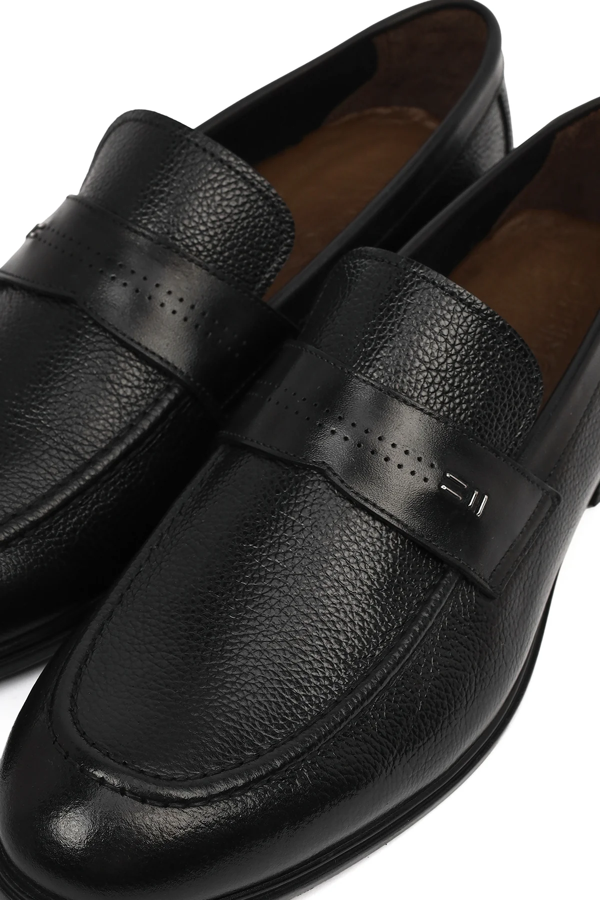 Erkek Siyah Deri Klasik Loafer - Image 10