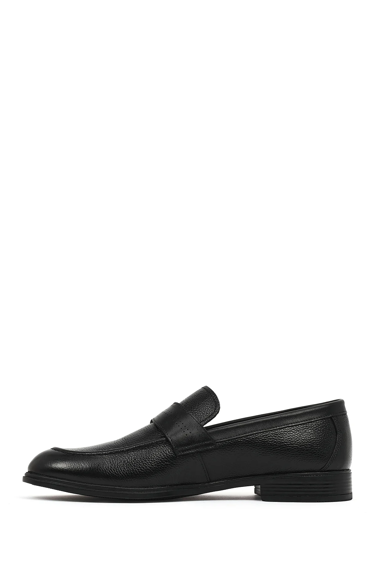 Erkek Siyah Deri Klasik Loafer - Image 3