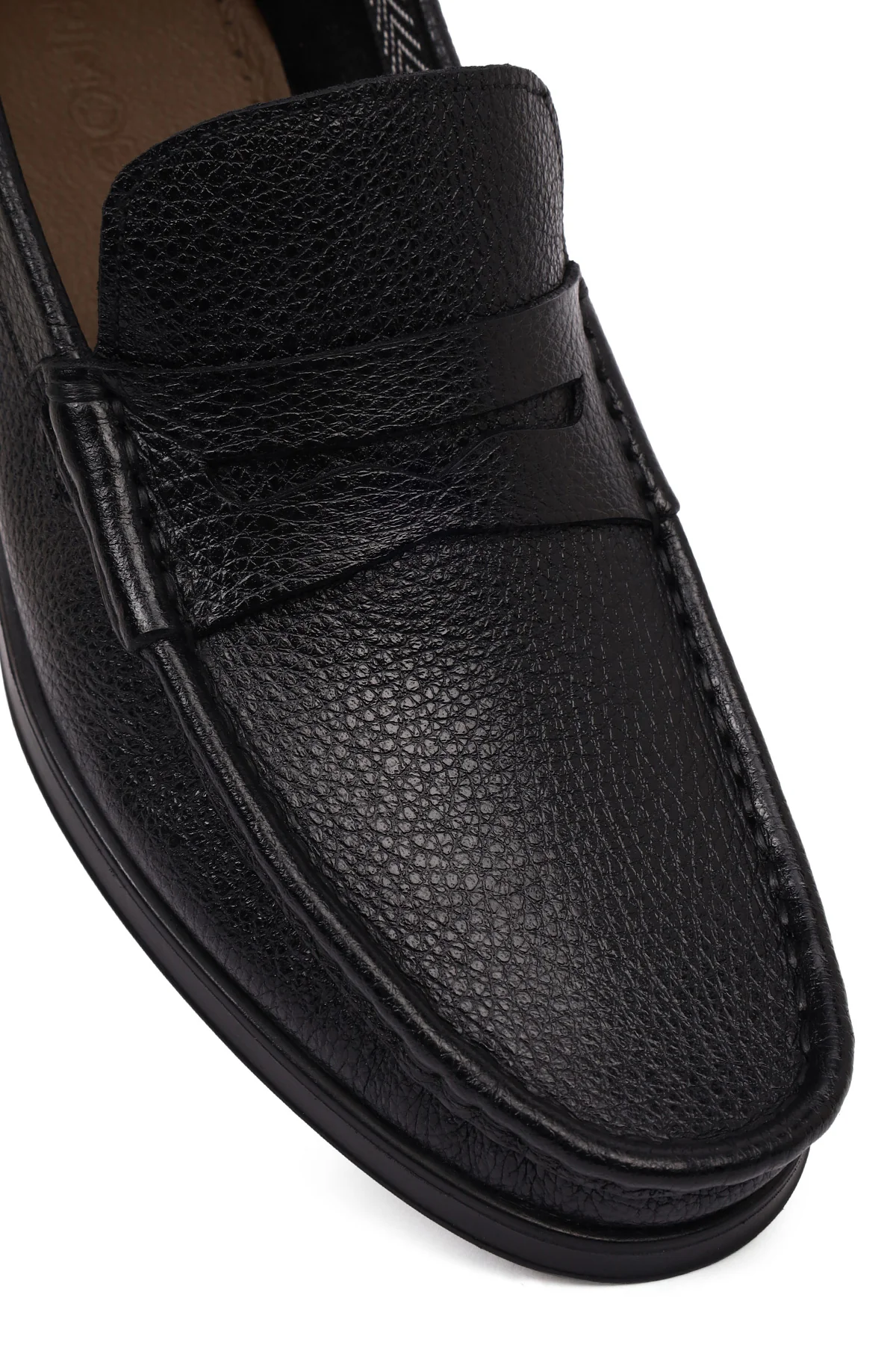 Erkek Siyah Deri Klasik Loafer - Image 10