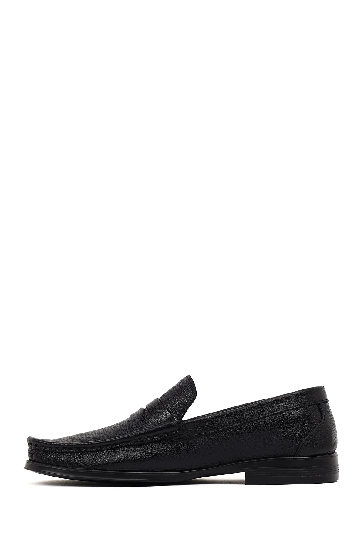 Erkek Siyah Deri Klasik Loafer - Image 3