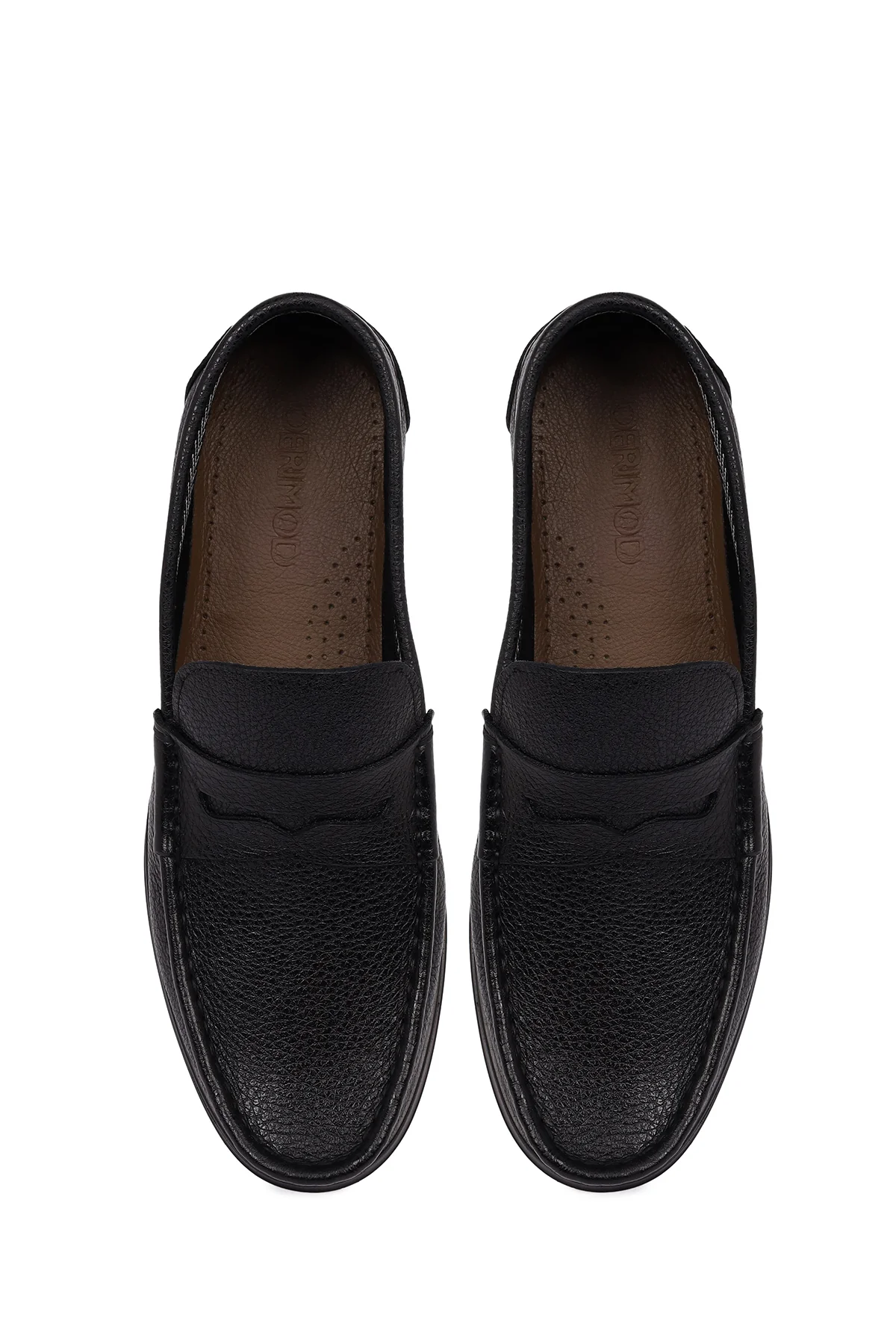 Erkek Siyah Deri Klasik Loafer - Image 4