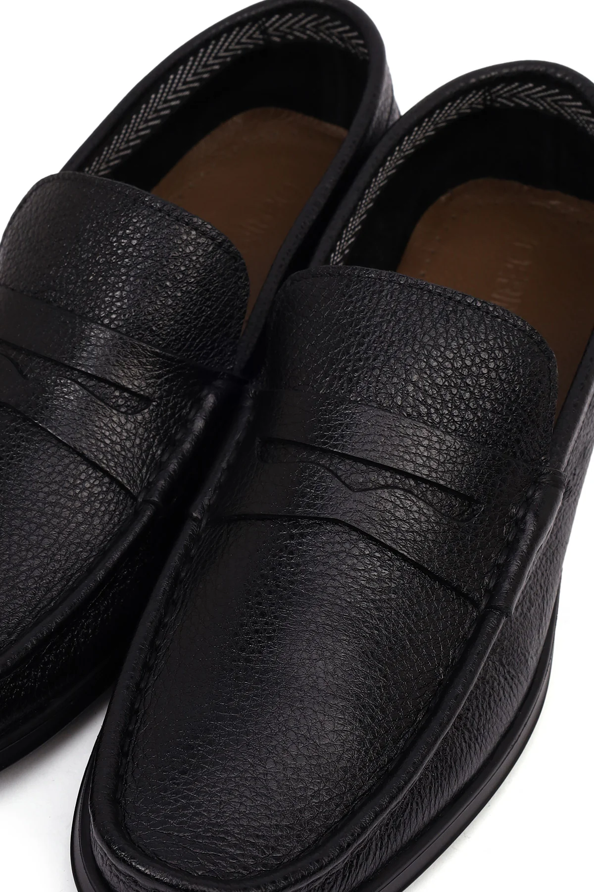 Erkek Siyah Deri Klasik Loafer - Image 8