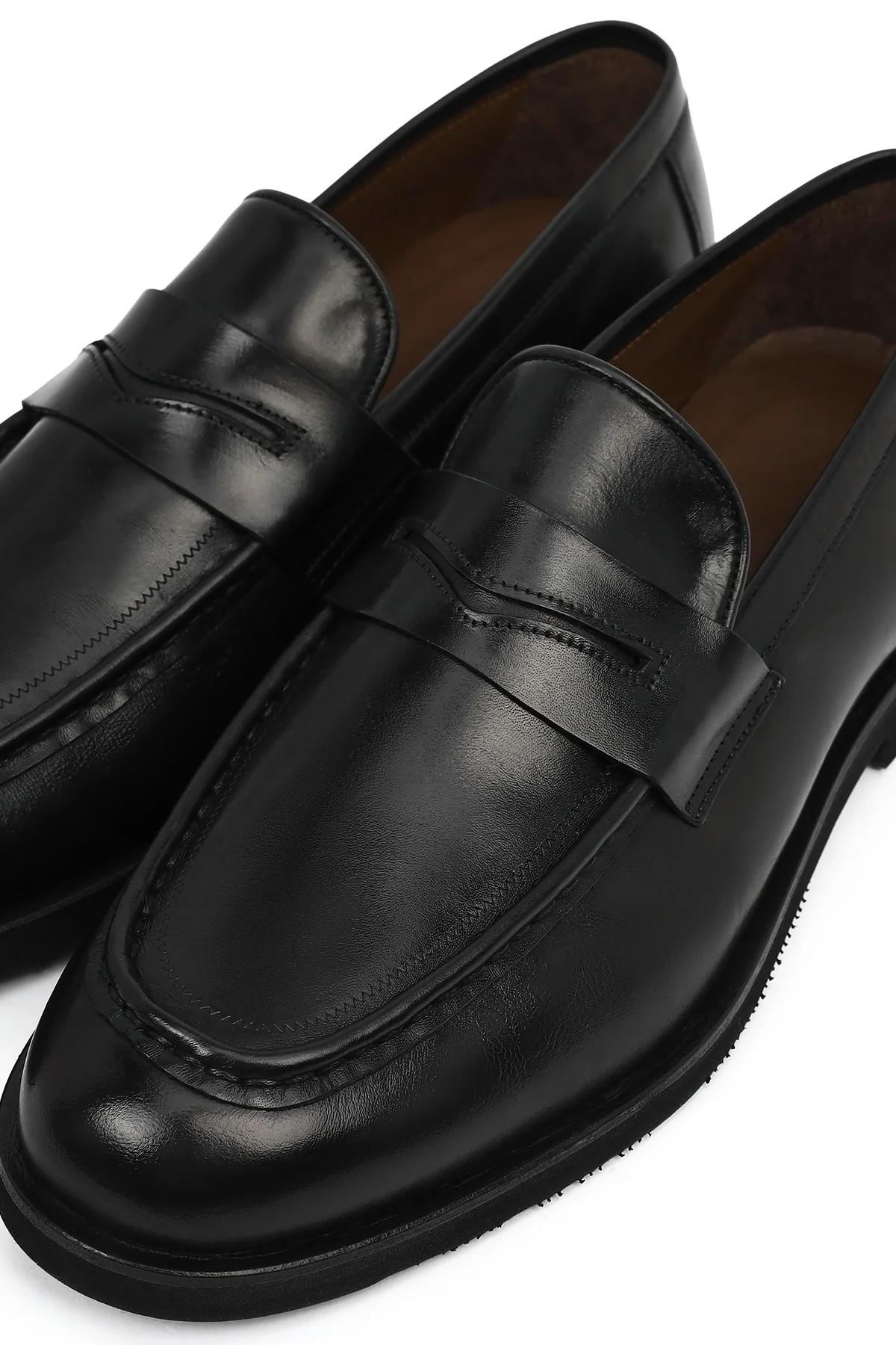 Erkek Siyah Deri Klasik Loafer - Image 10