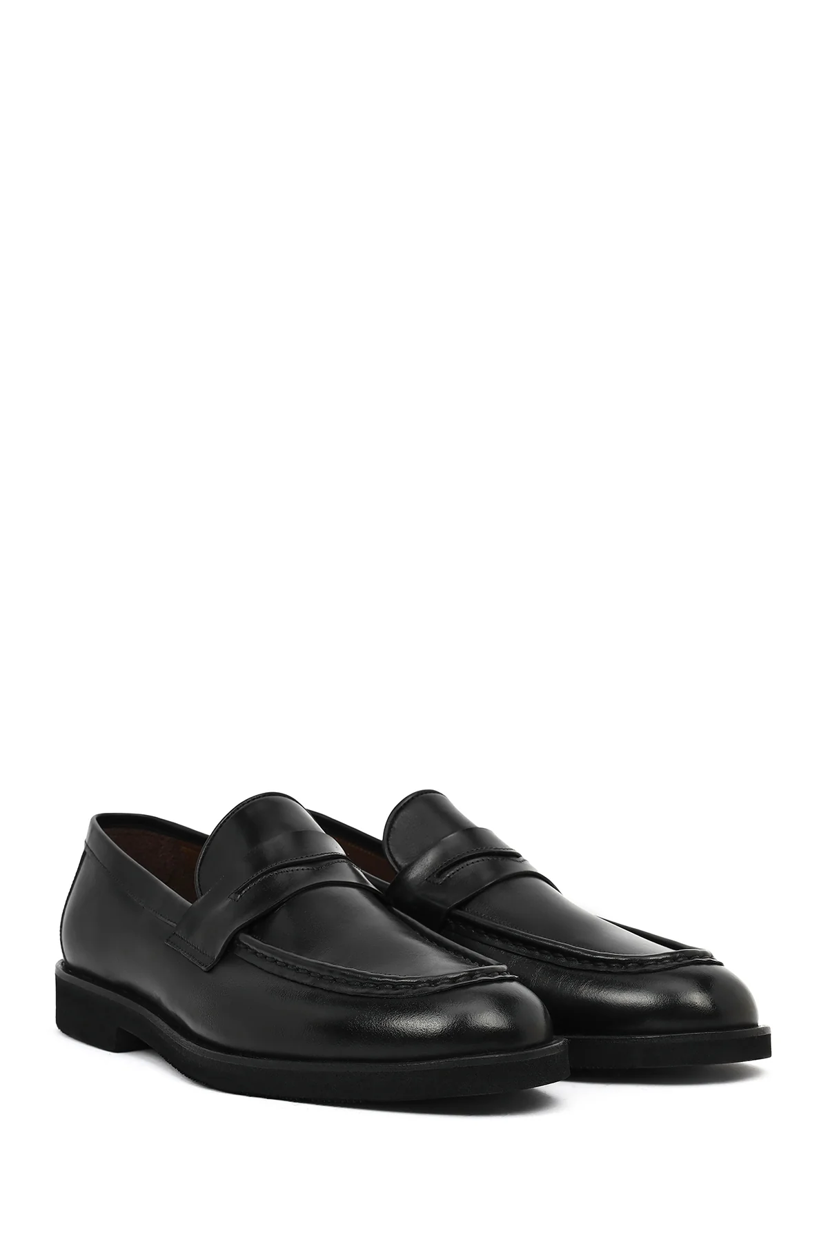 Erkek Siyah Deri Klasik Loafer - Image 2