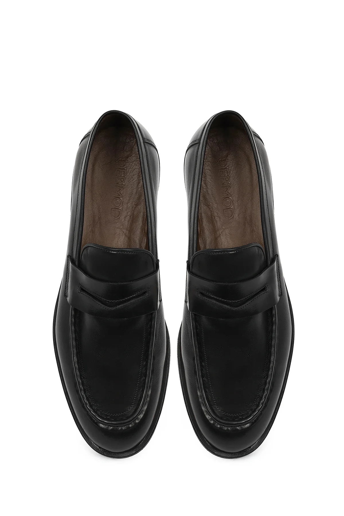 Erkek Siyah Deri Klasik Loafer - Image 4