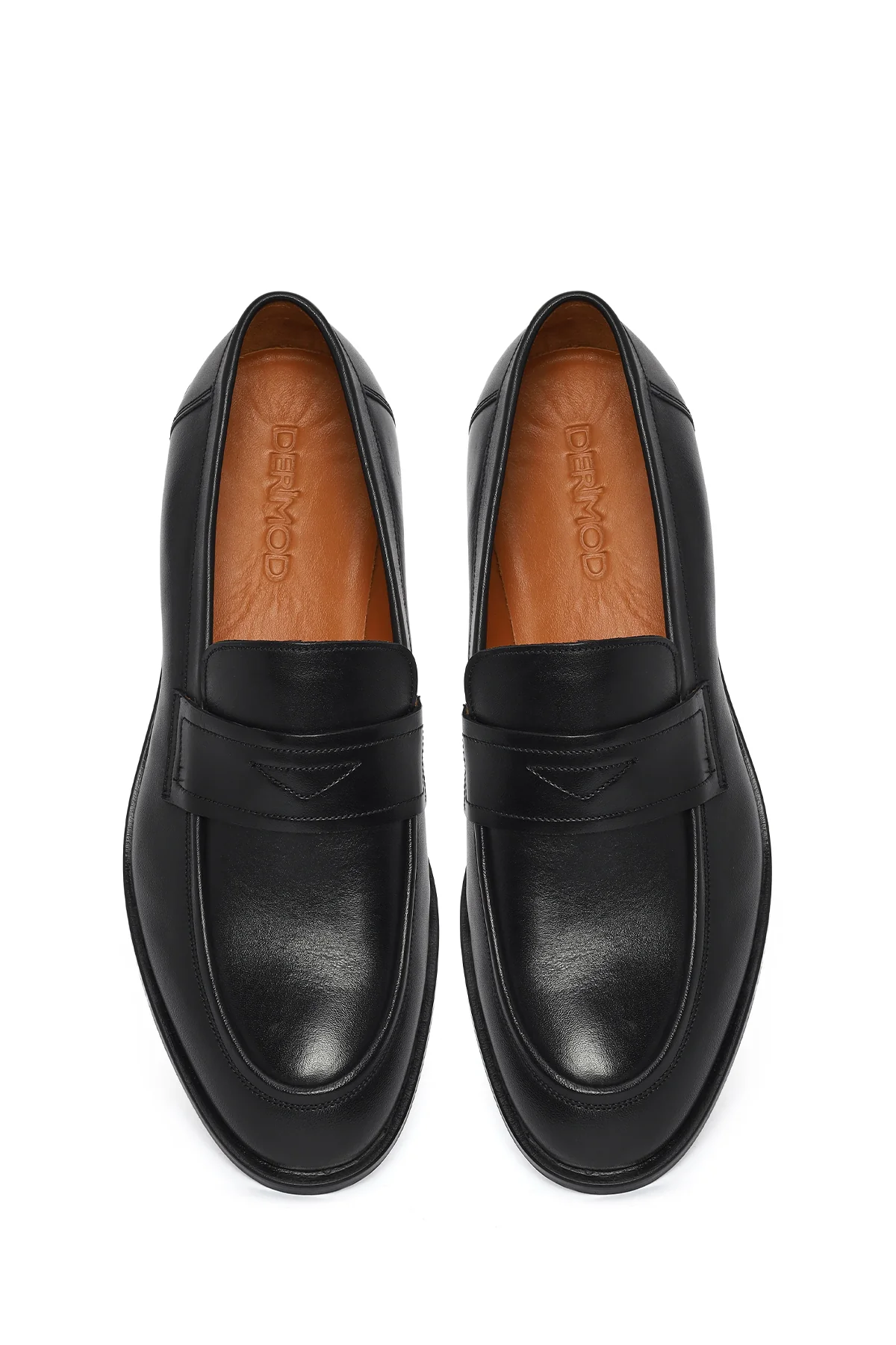 Erkek Siyah Deri Klasik Loafer - Image 4