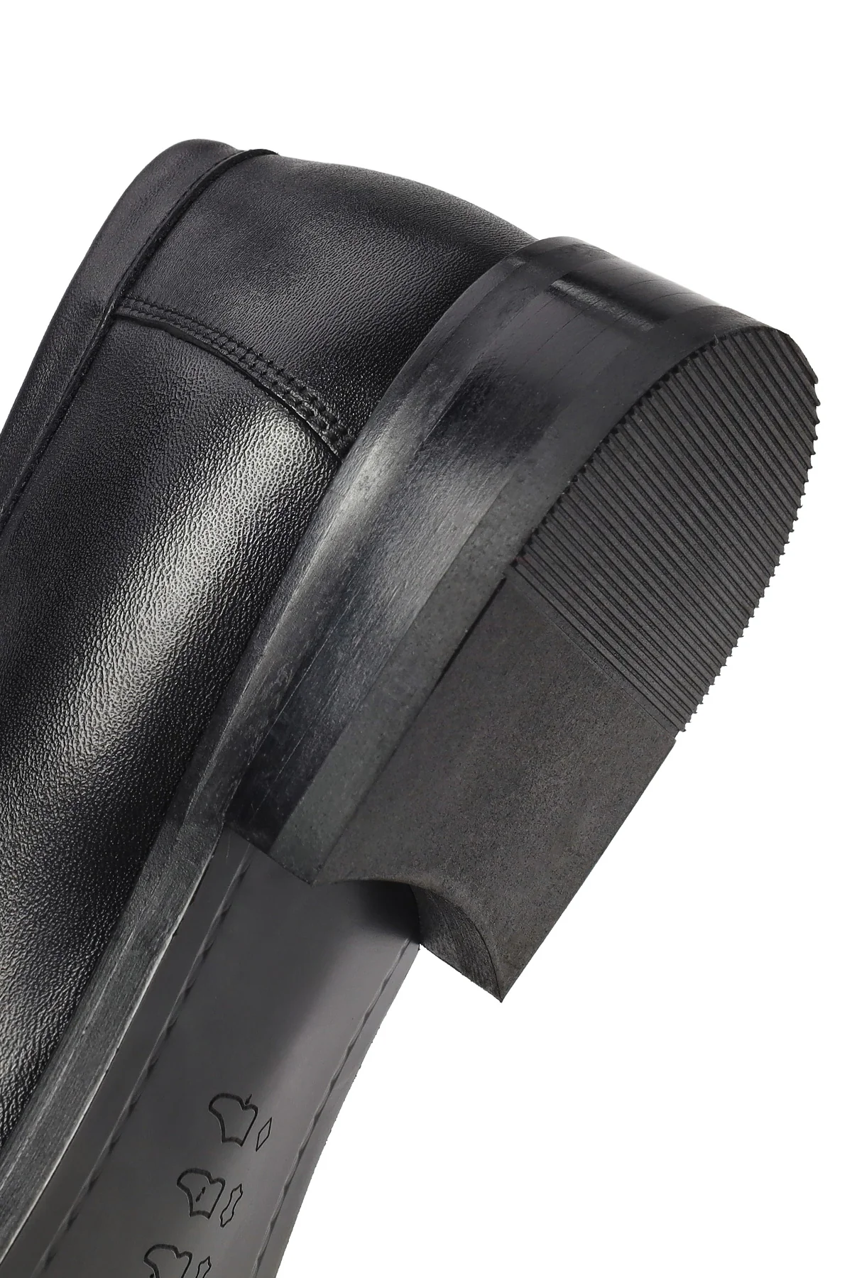 Erkek Siyah Deri Klasik Loafer - Image 8