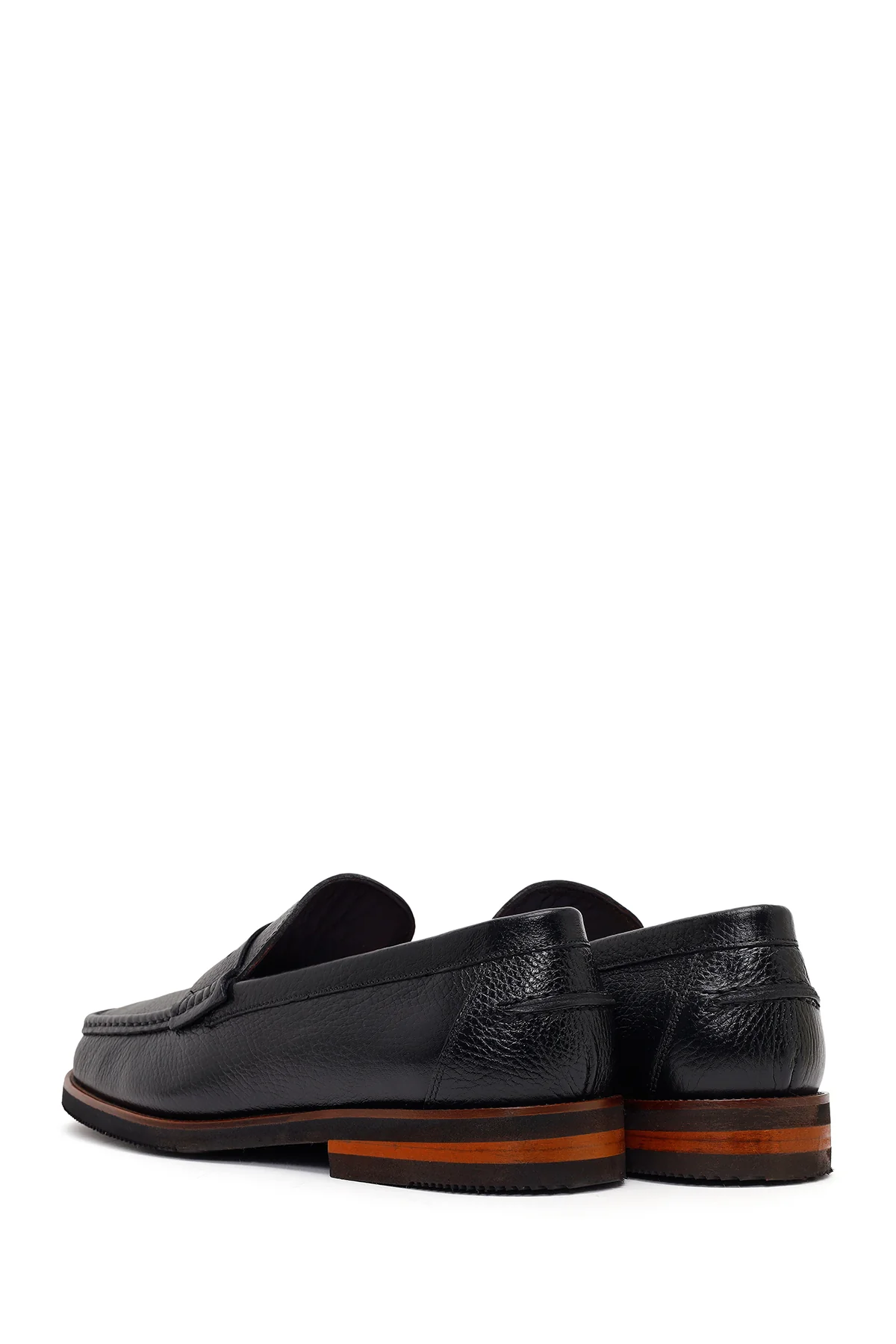 Erkek Siyah Deri Loafer - Image 6