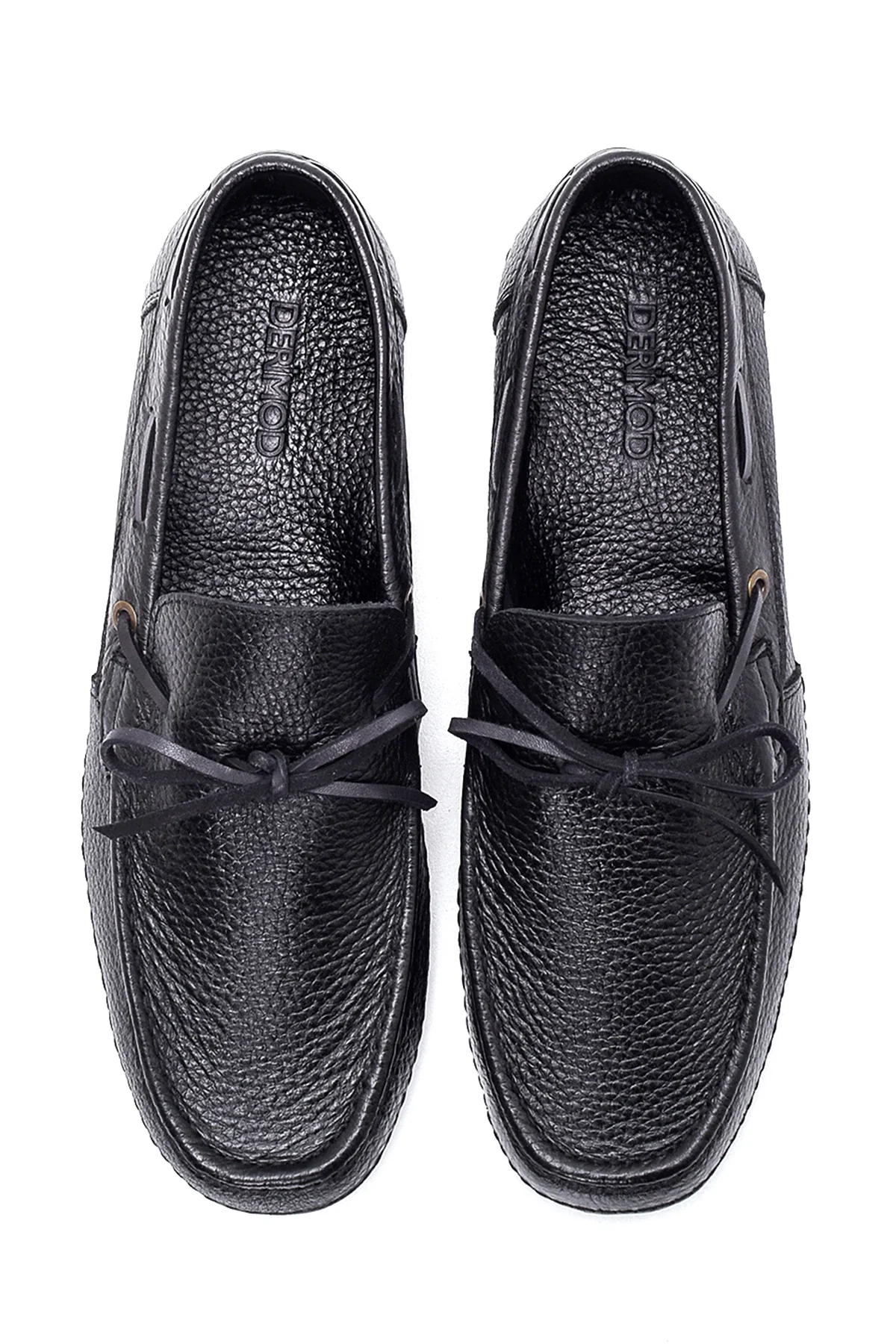 Erkek Siyah Deri Loafer - Image 7
