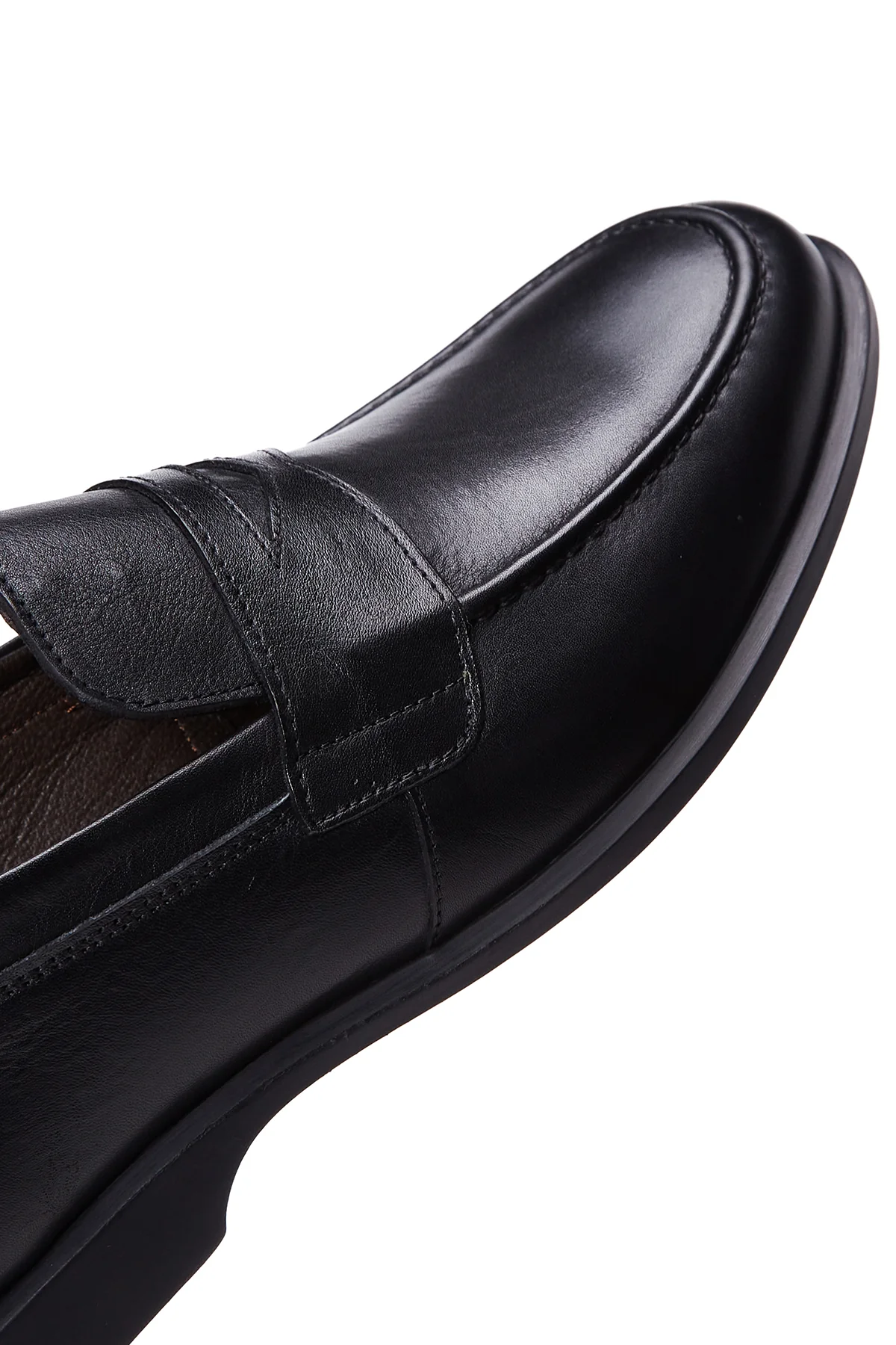 Erkek Siyah Deri Loafer - Image 7
