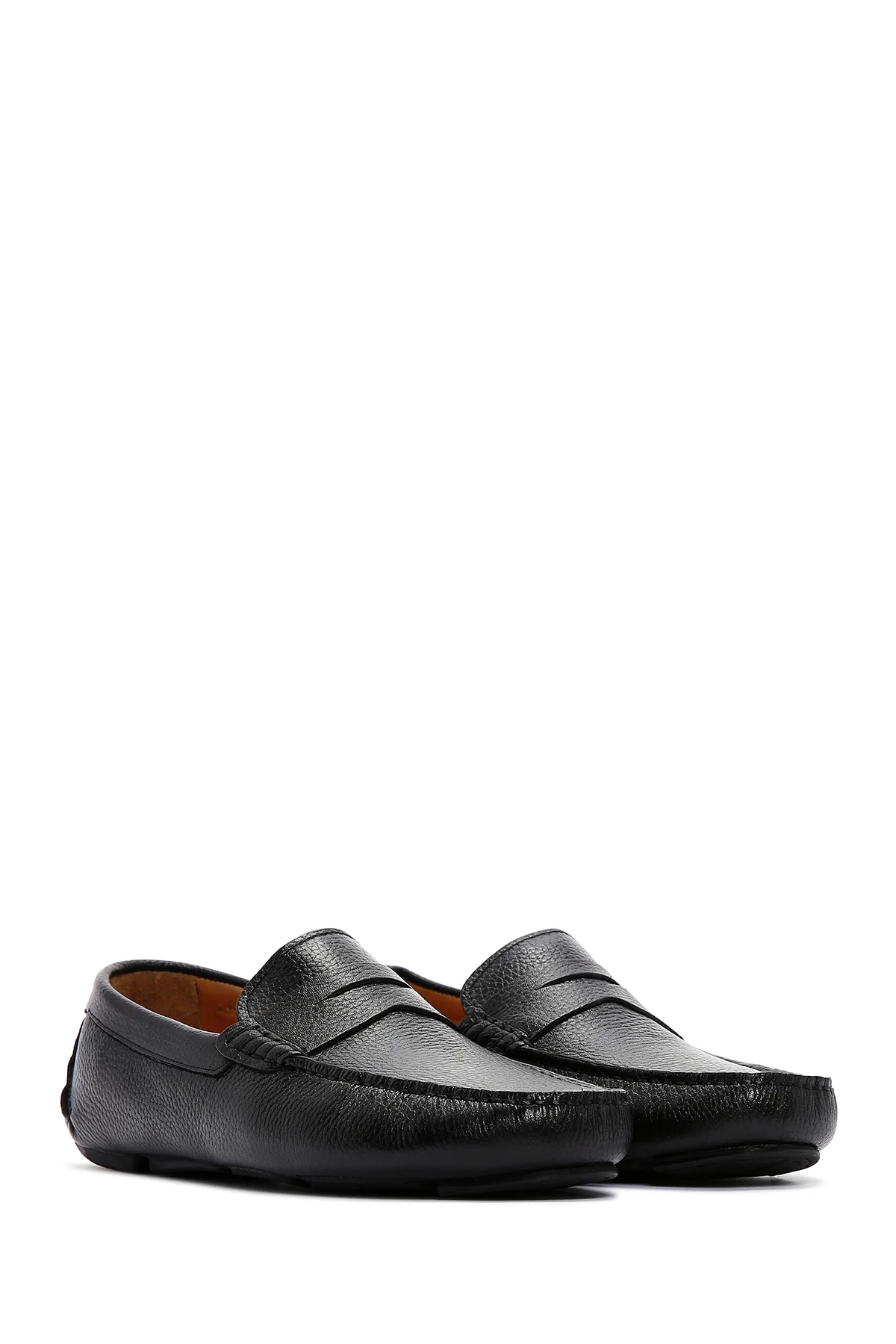 Erkek Siyah Deri Loafer - Image 3