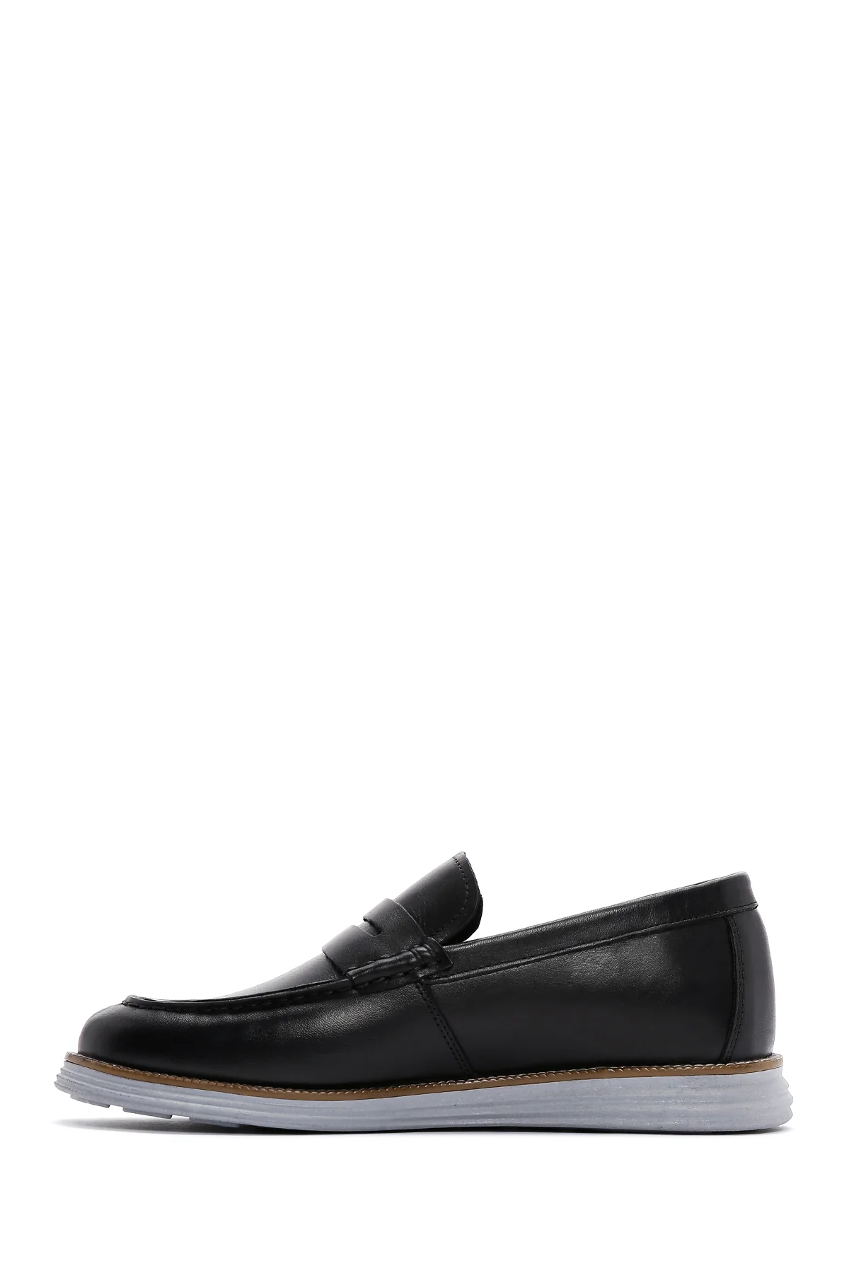 Erkek Siyah Deri Loafer - Image 2