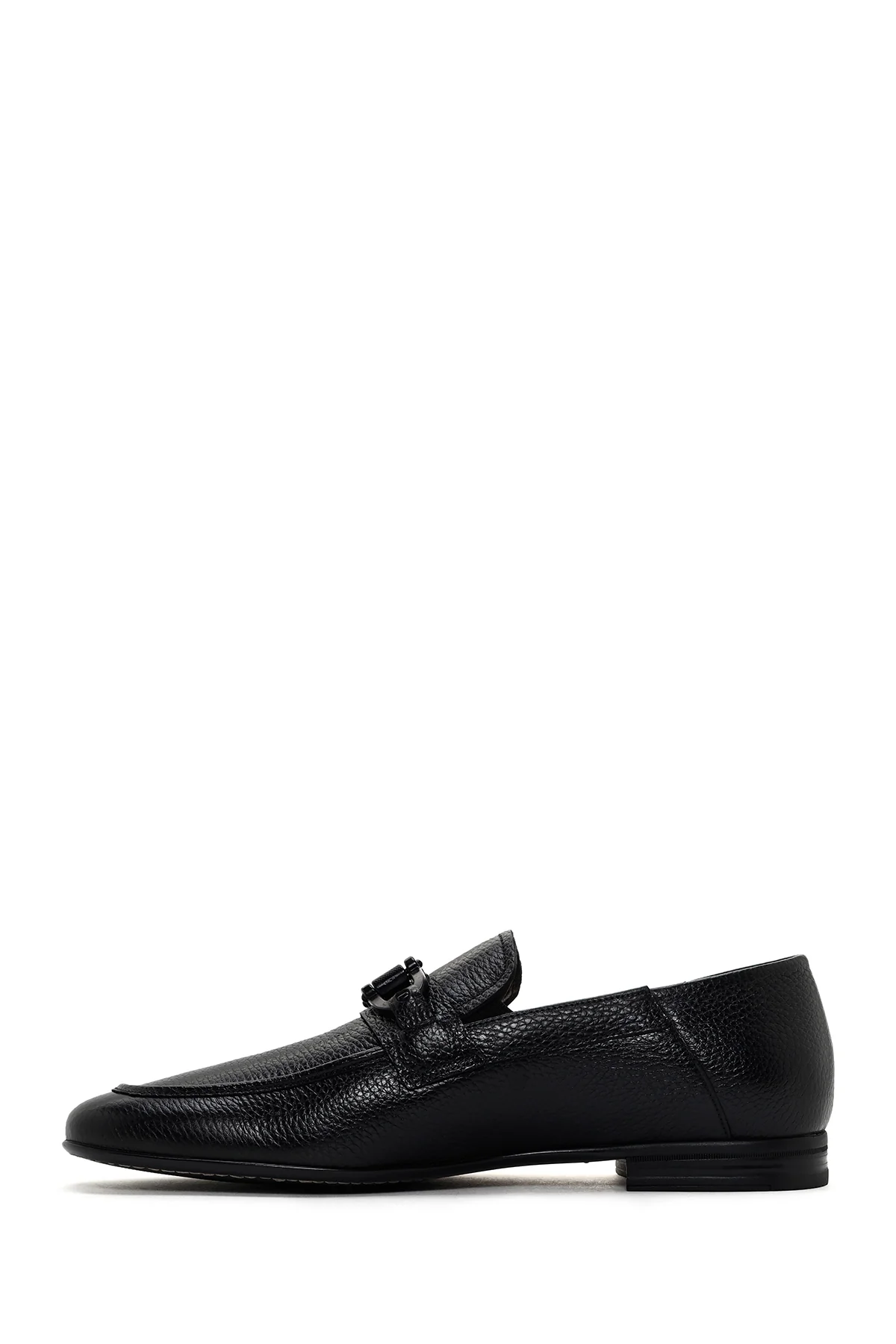 Erkek Siyah Deri Loafer - Image 2
