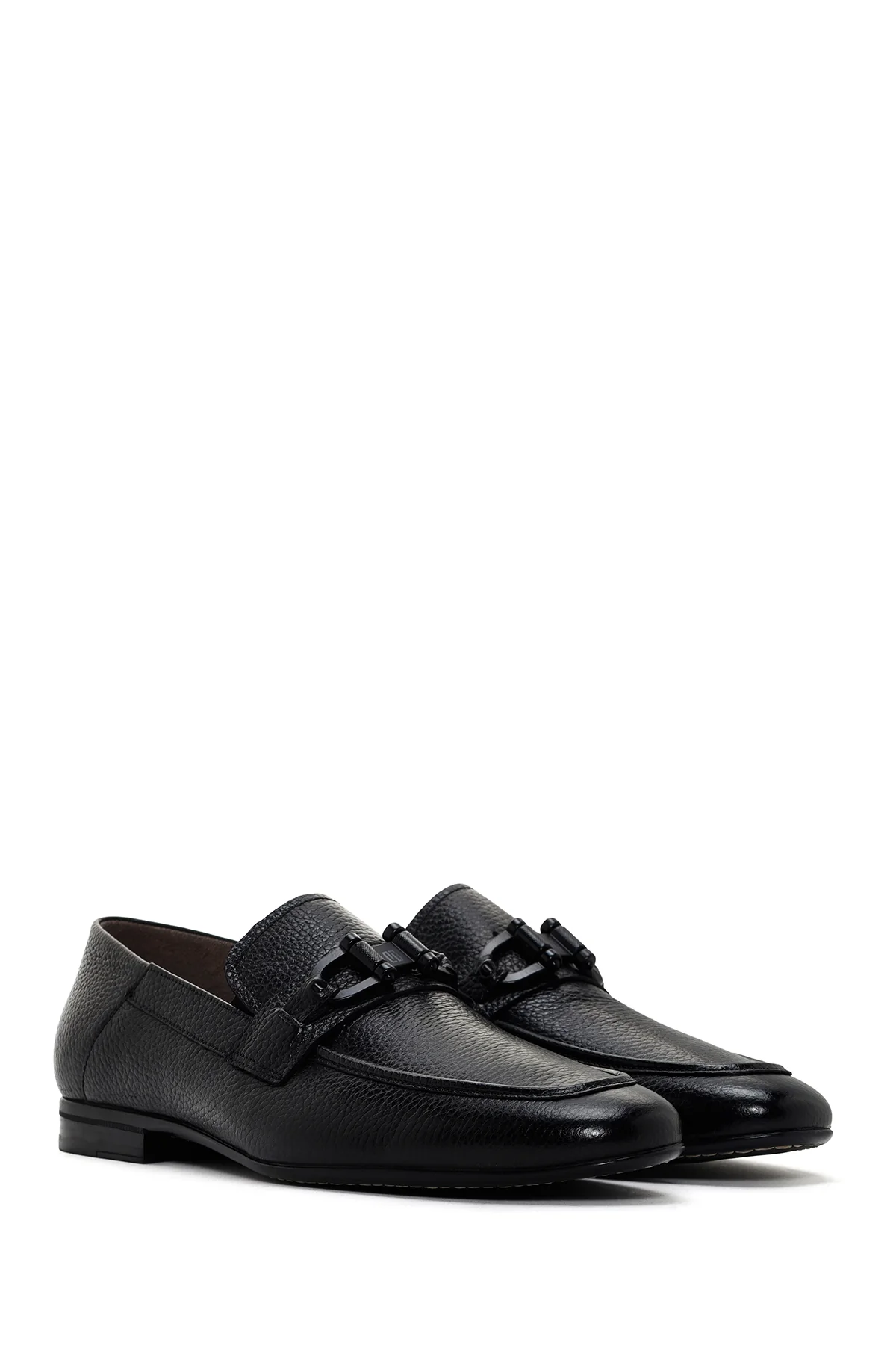 Erkek Siyah Deri Loafer - Image 3