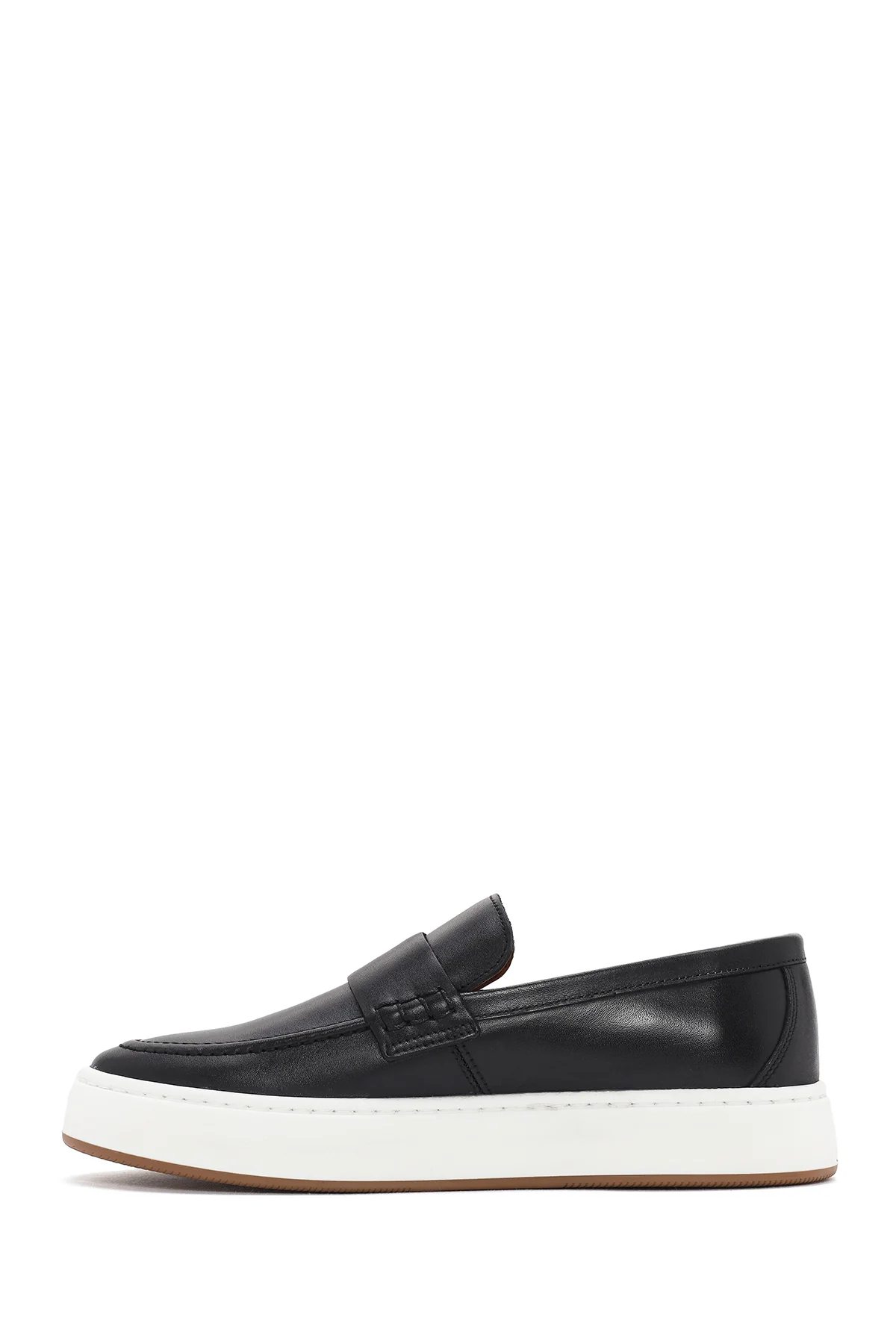 Erkek Siyah Deri Loafer - Image 2