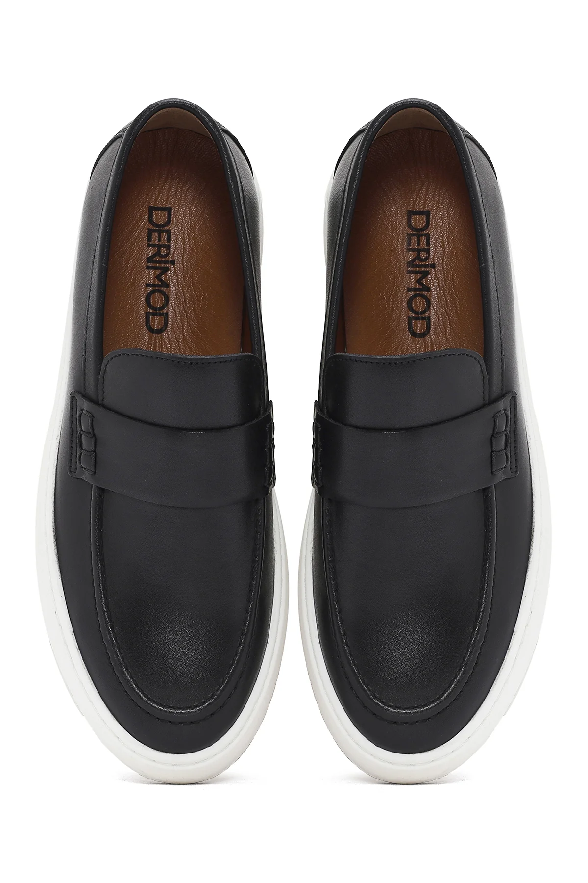 Erkek Siyah Deri Loafer - Image 7