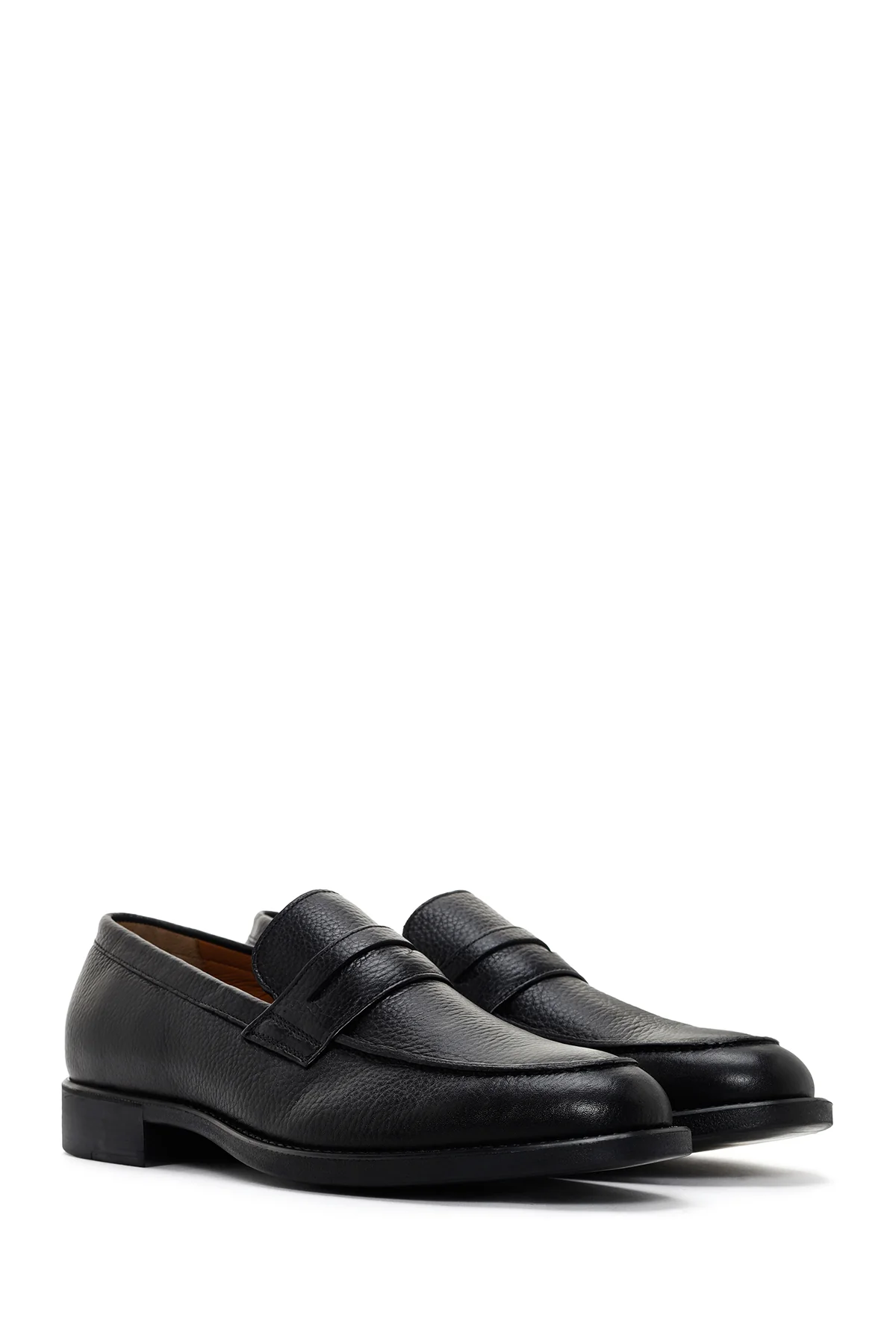 Erkek Siyah Deri Loafer - Image 3