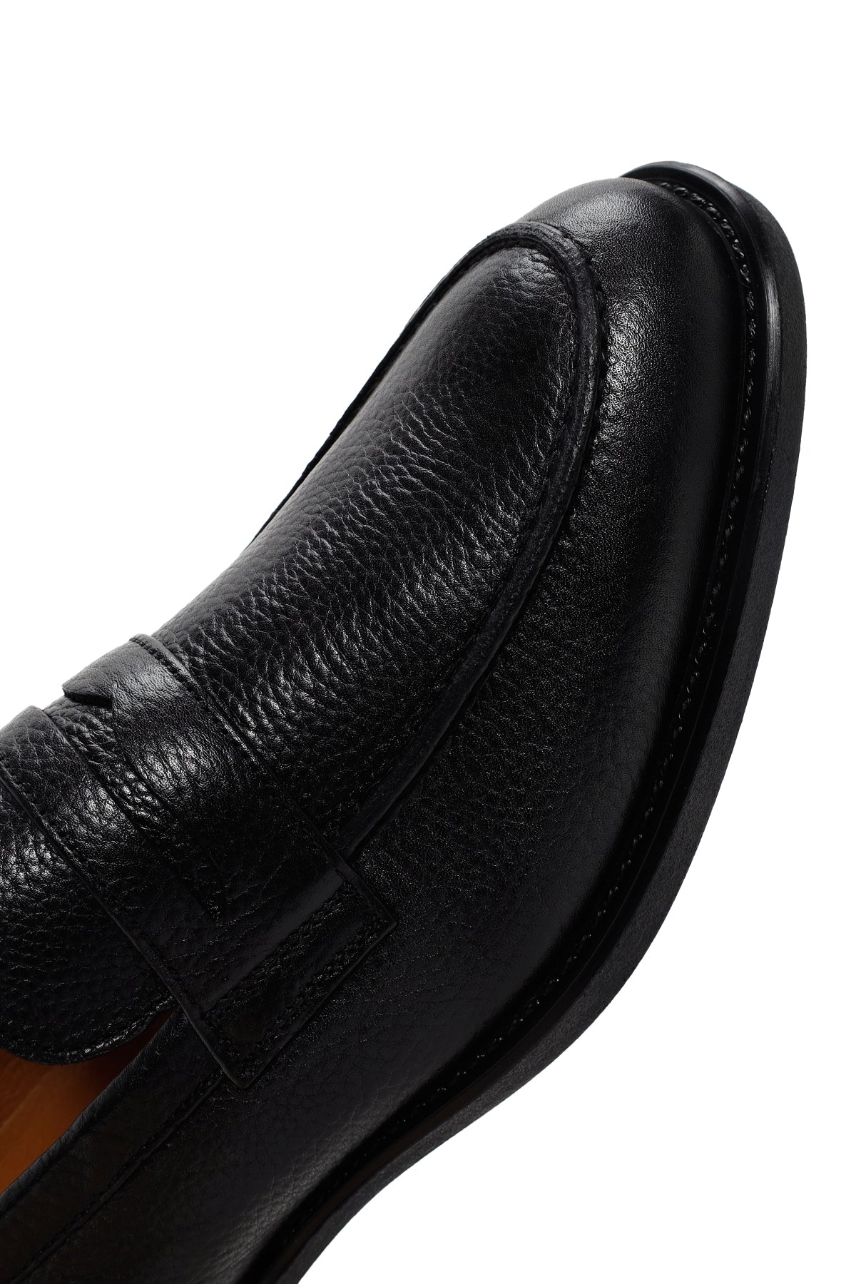 Erkek Siyah Deri Loafer - Image 9
