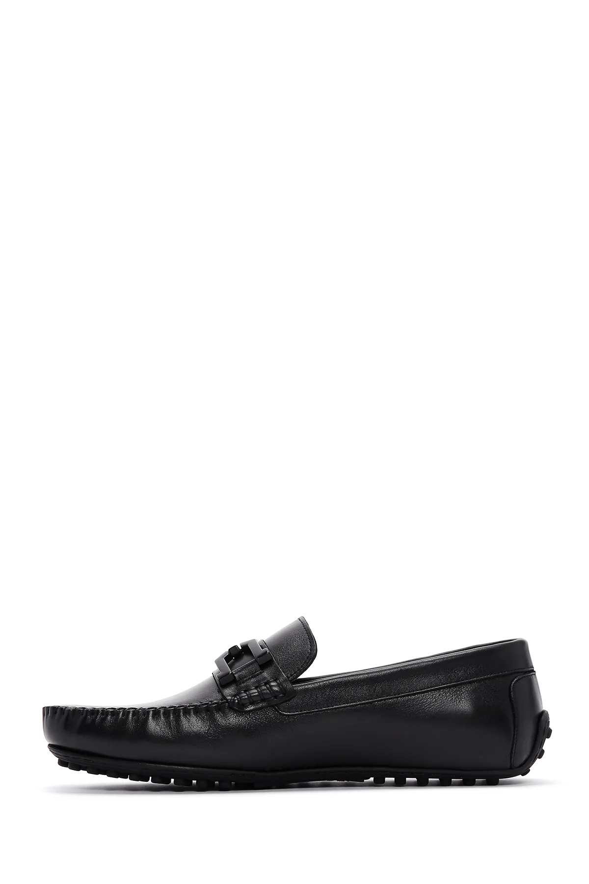 Erkek Siyah Deri Loafer - Image 2