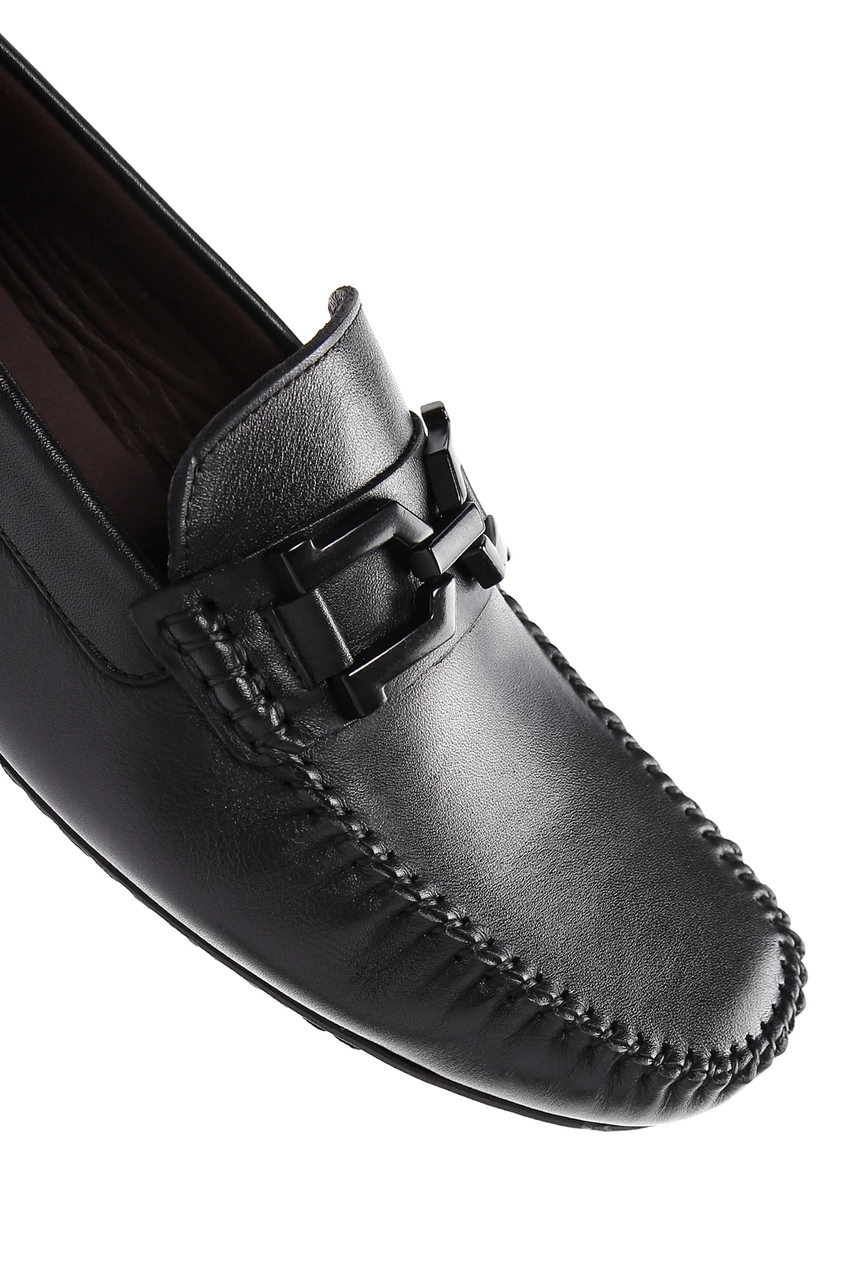 Erkek Siyah Deri Loafer - Image 7